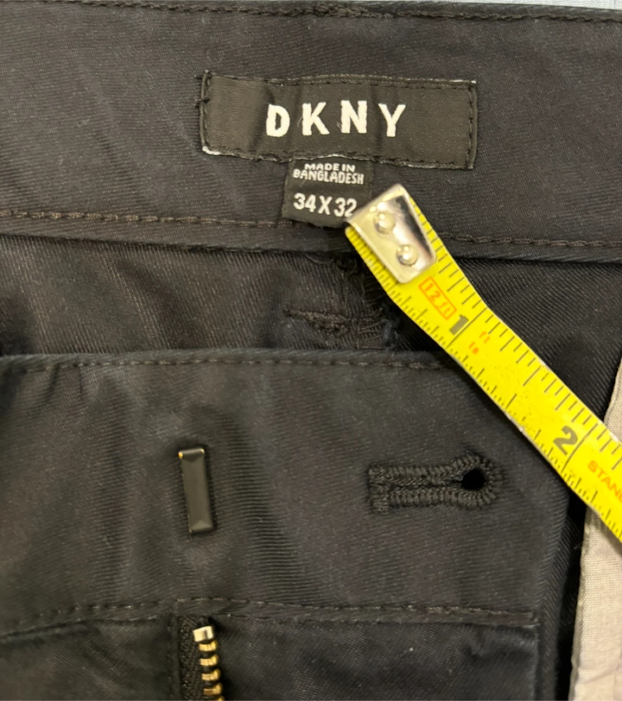 DKNY Black Pants Size 34x32 - photo 5
