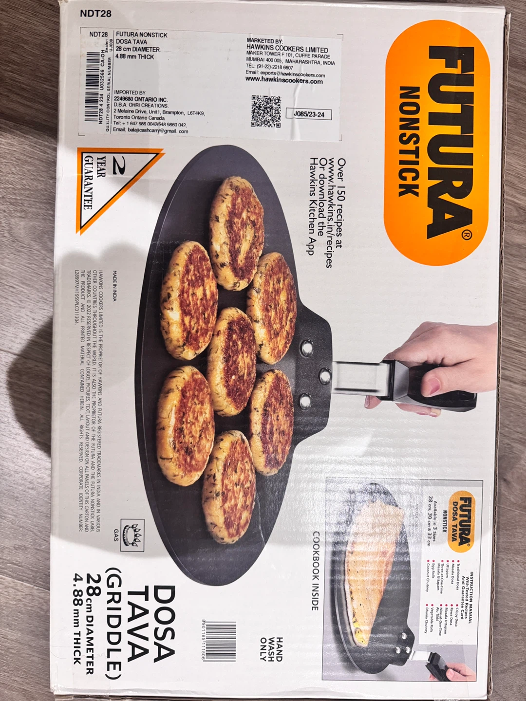 Futura Nonstick Dosa Tava Griddle 28cm - photo 2