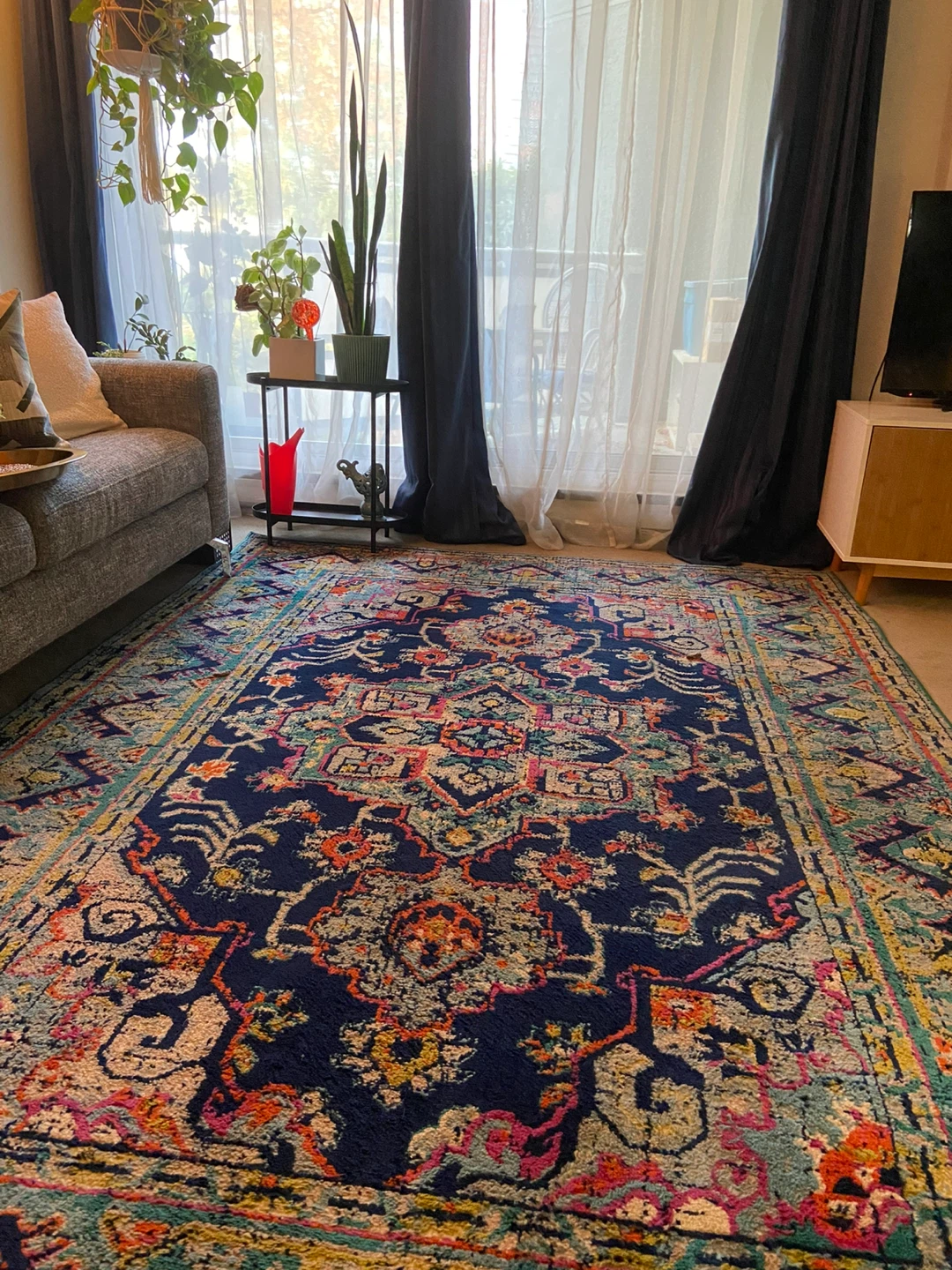 Teal And Blue Rug