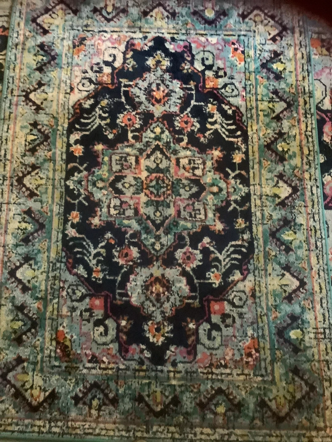 Teal And Navy Carpet