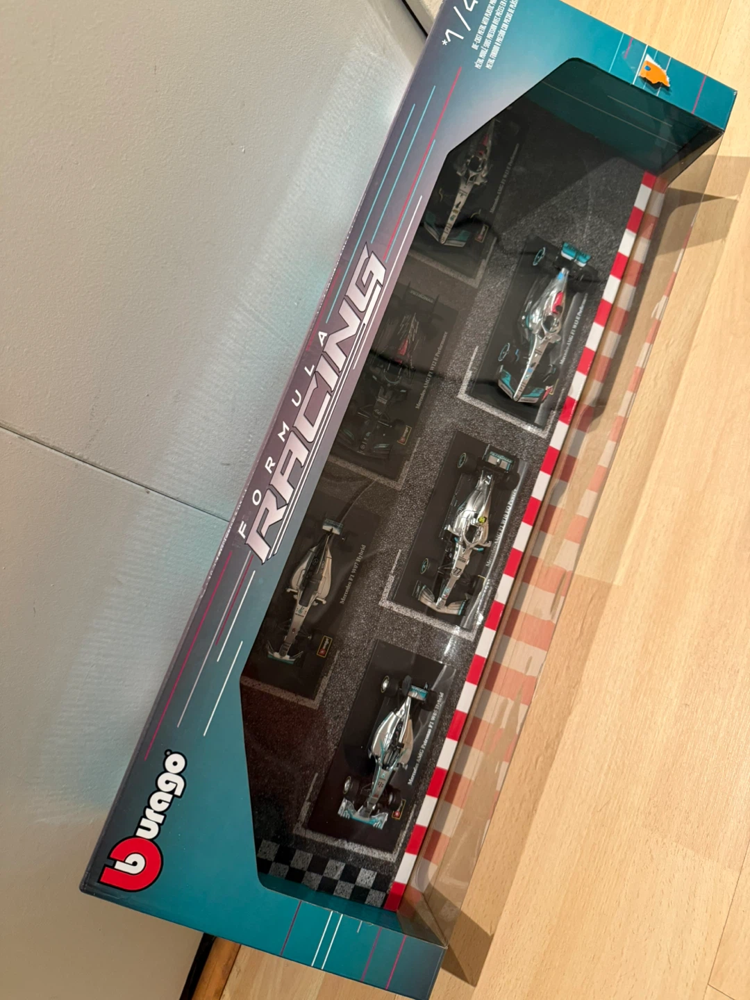 Burago Formula Racing 1/43 Die-Cast Car Set