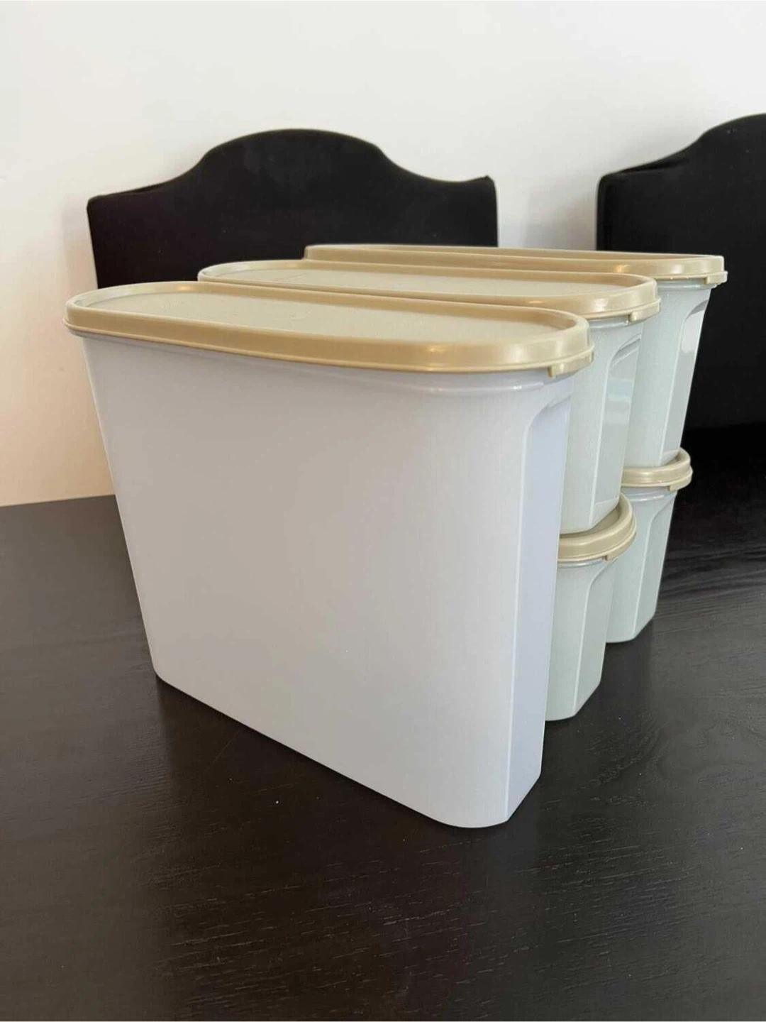 Set of (5) Tupperware Brand Modular Mates Storage Containers Set - photo 3