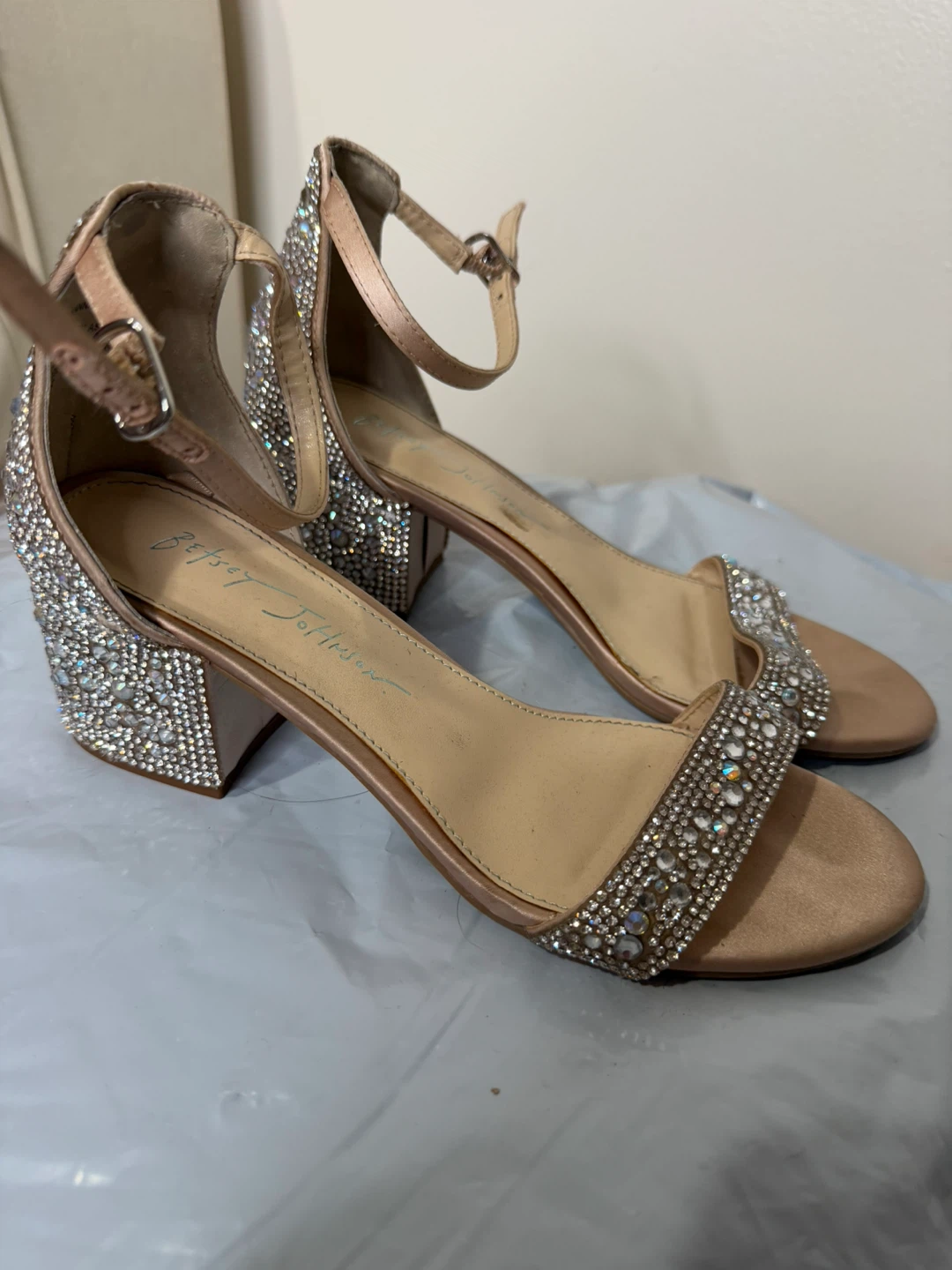 Betsey Johnson Rhinestone Heels