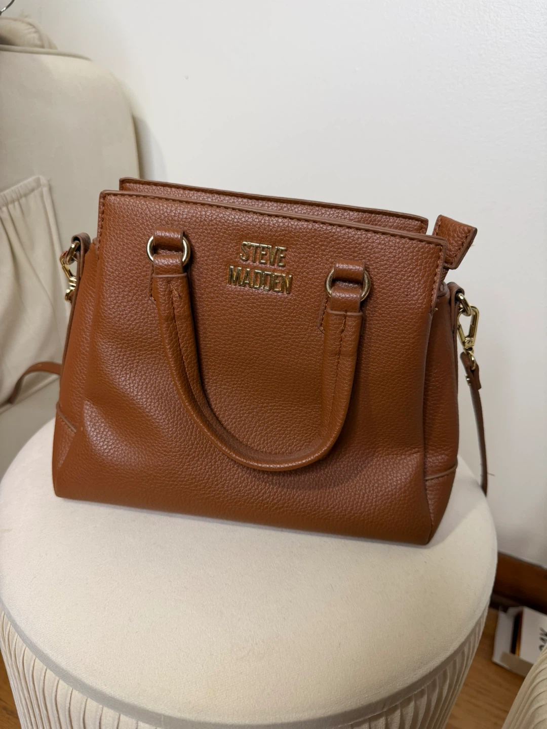 Steve Madden Brown Satchel Bag