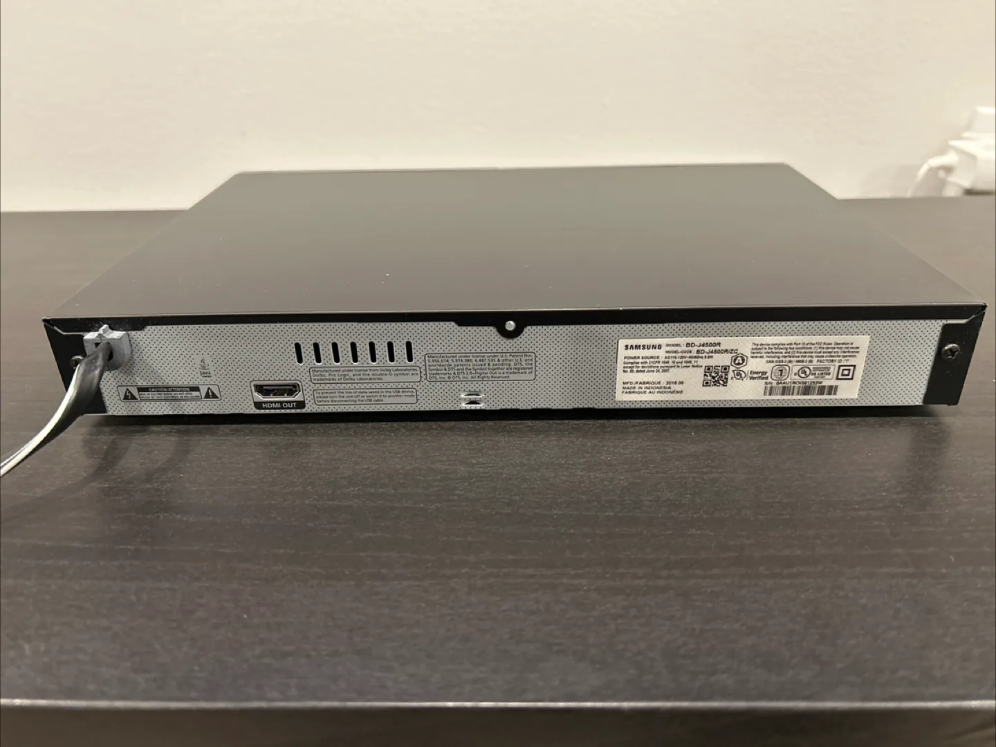 Samsung BD-J5900 Blu-ray Disc Player image indicator(4)