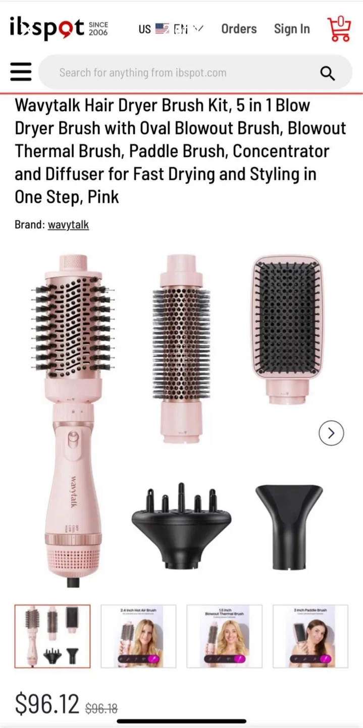 Wavytalk Hair Dryer Brush Kit image indicator(2)