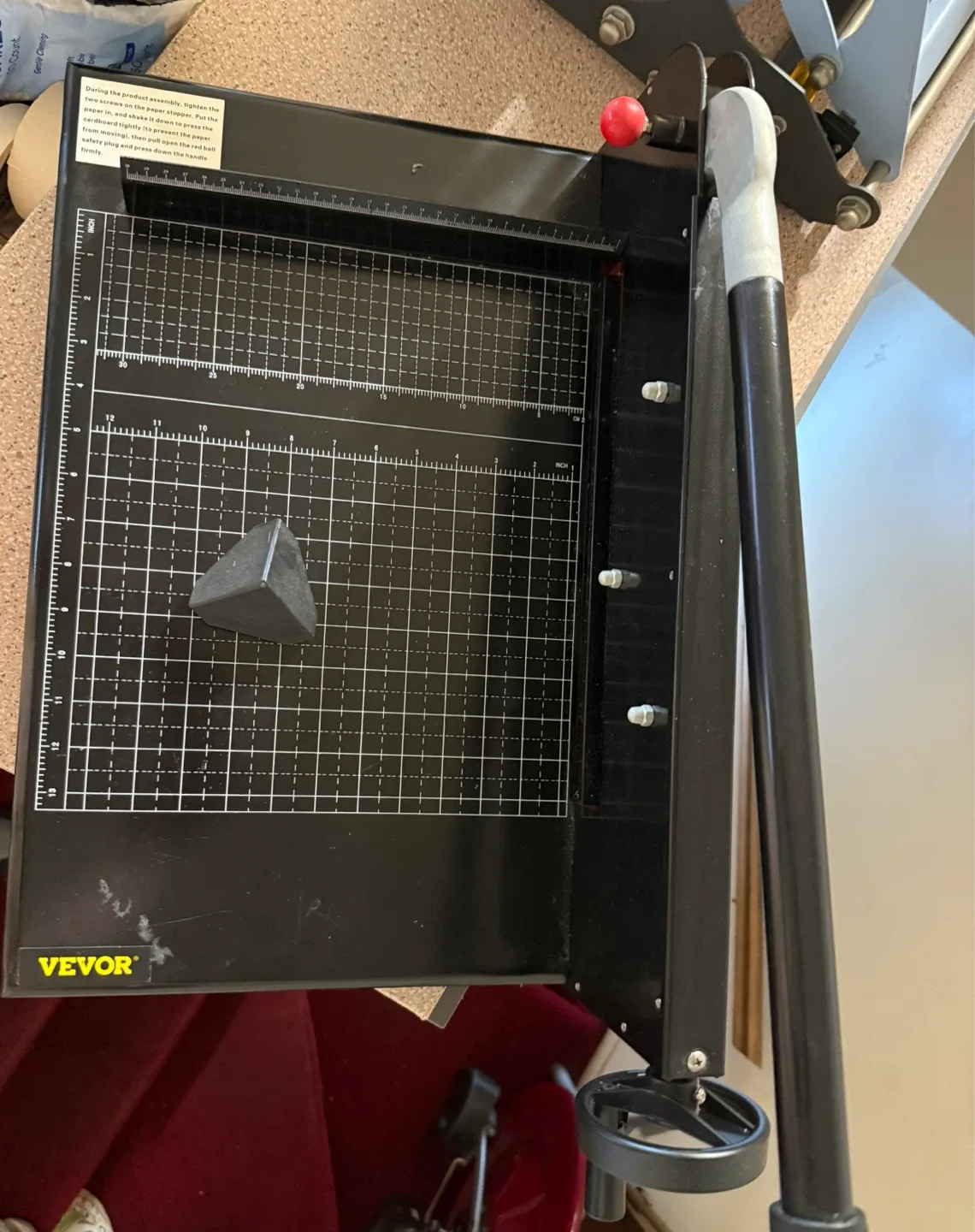 VEVOR Paper Cutter image indicator(2)