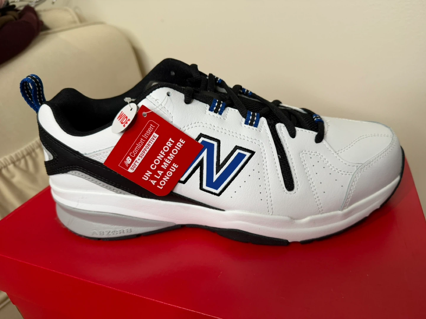 New Balance 608 White/Black Sneakers