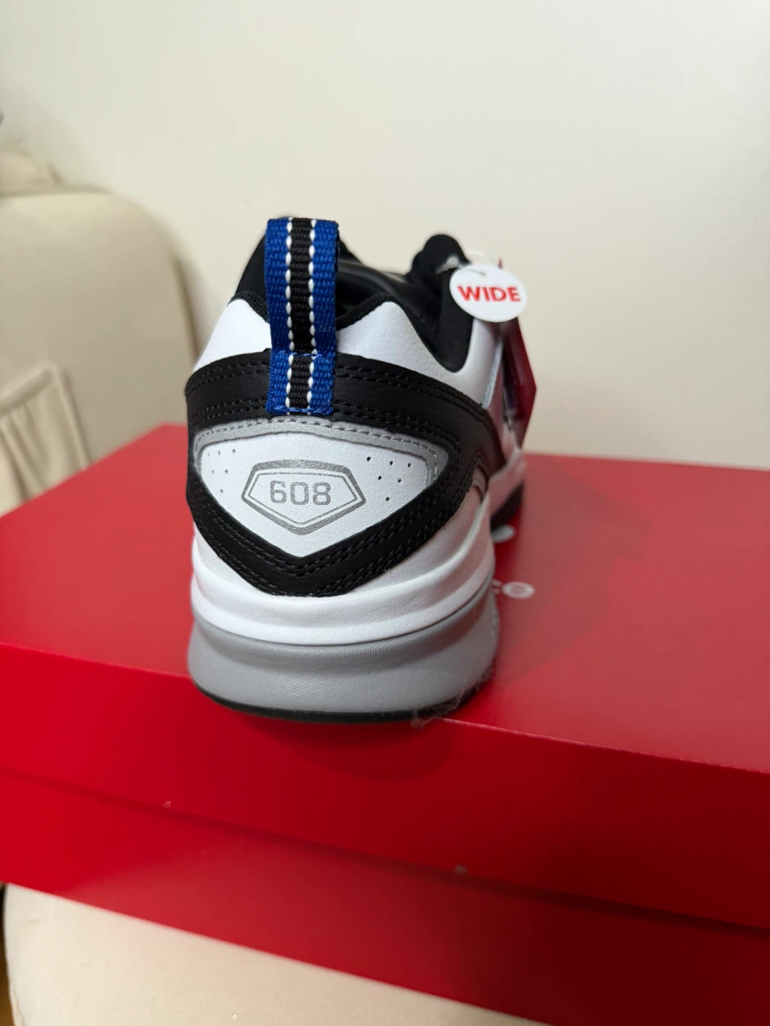 New Balance 608 White/Black Sneakers - photo 2
