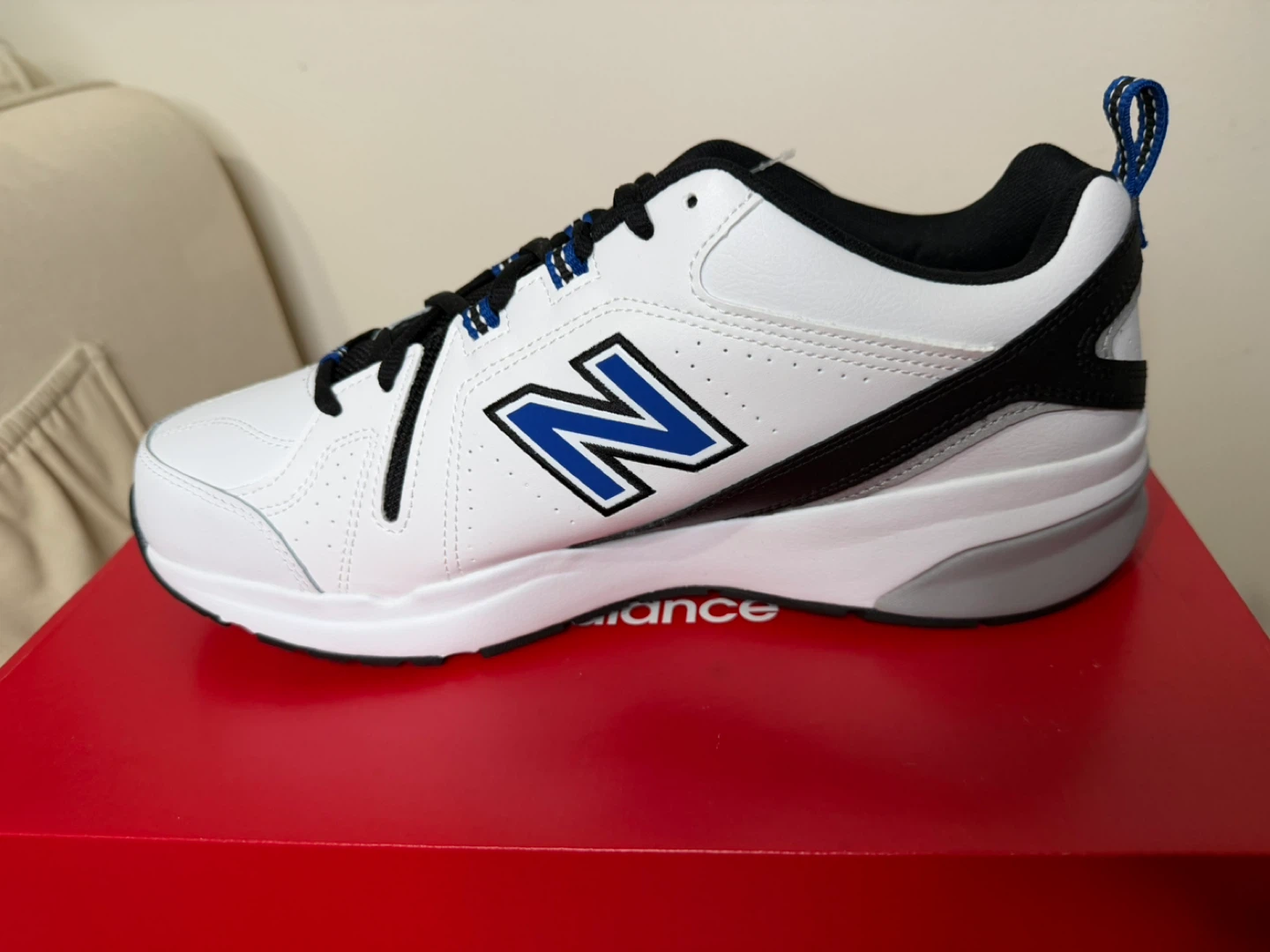 New Balance 608 White/Black Sneakers - photo 3