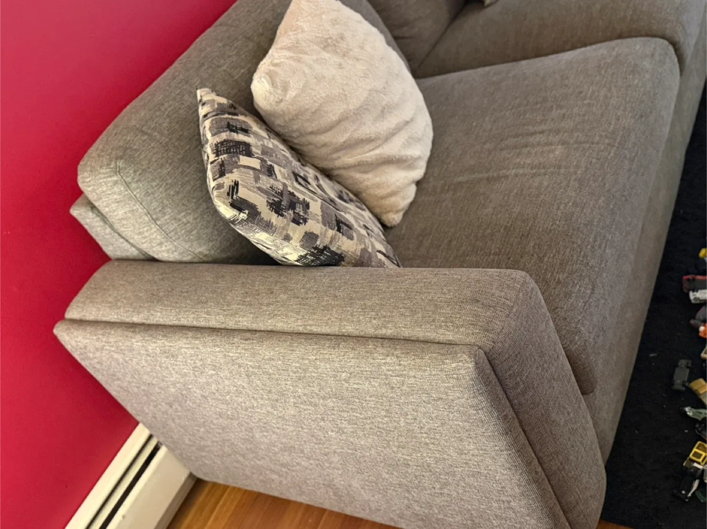 Gray Sectional Sofa with Ottoman image indicator(2)