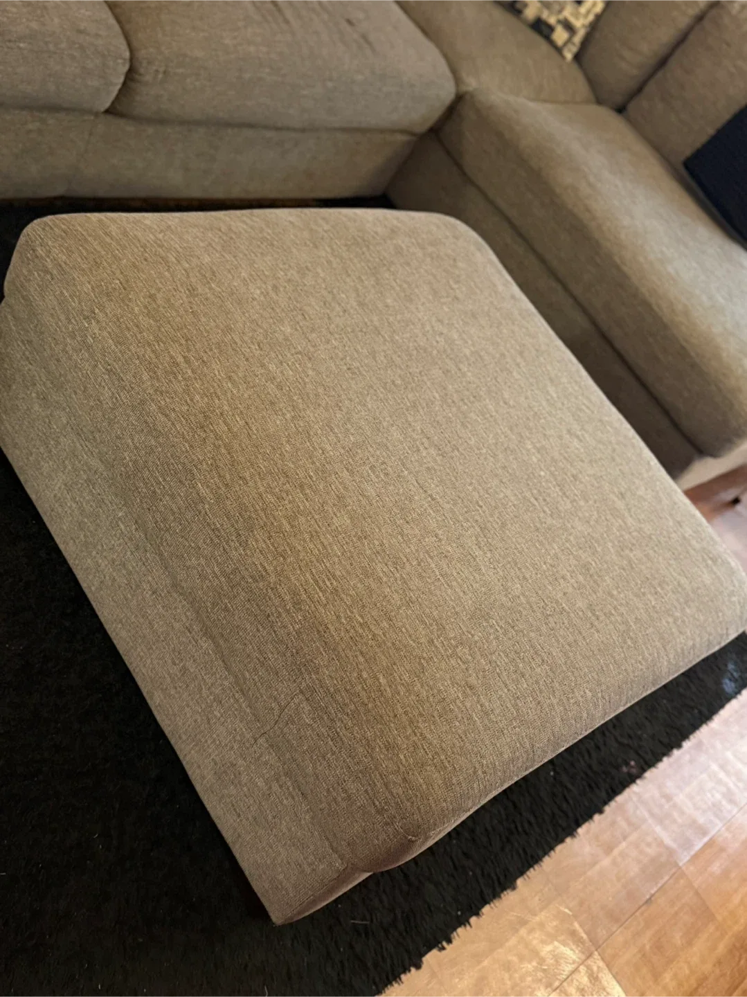 Gray Sectional Sofa with Ottoman image indicator(4)