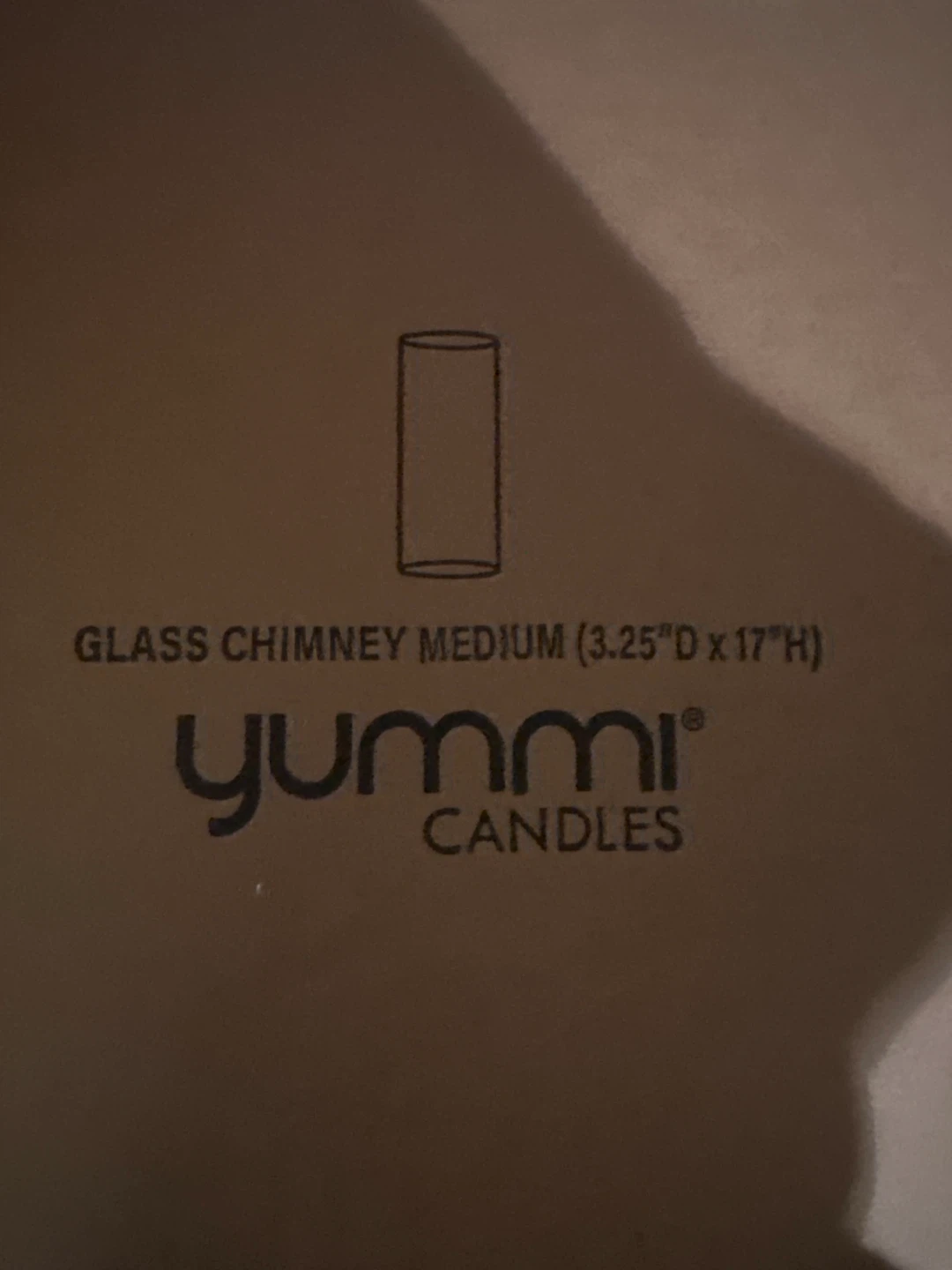 Yummi Candles Glass Chimney Medium Candle Holders x3 - photo 3