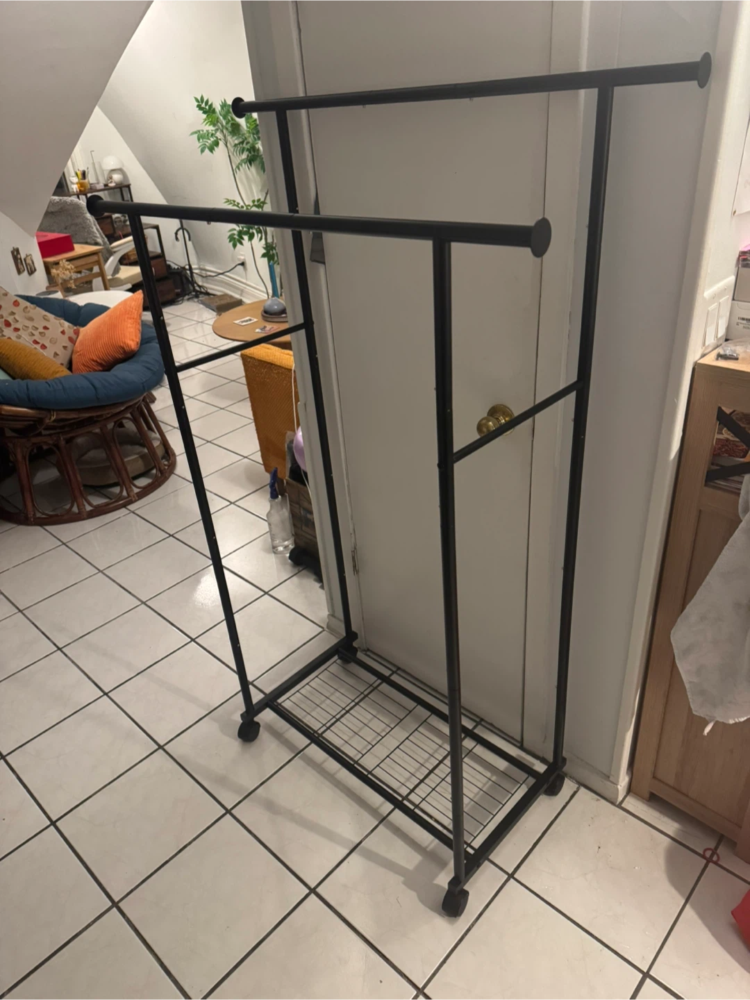 Double Garment Rack