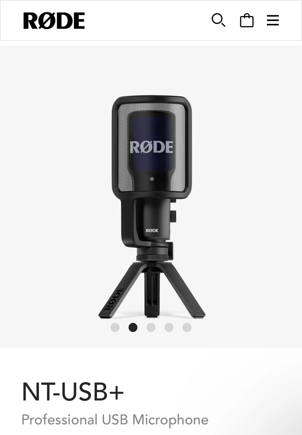RØDE NT-USB+ microphone - photo 2