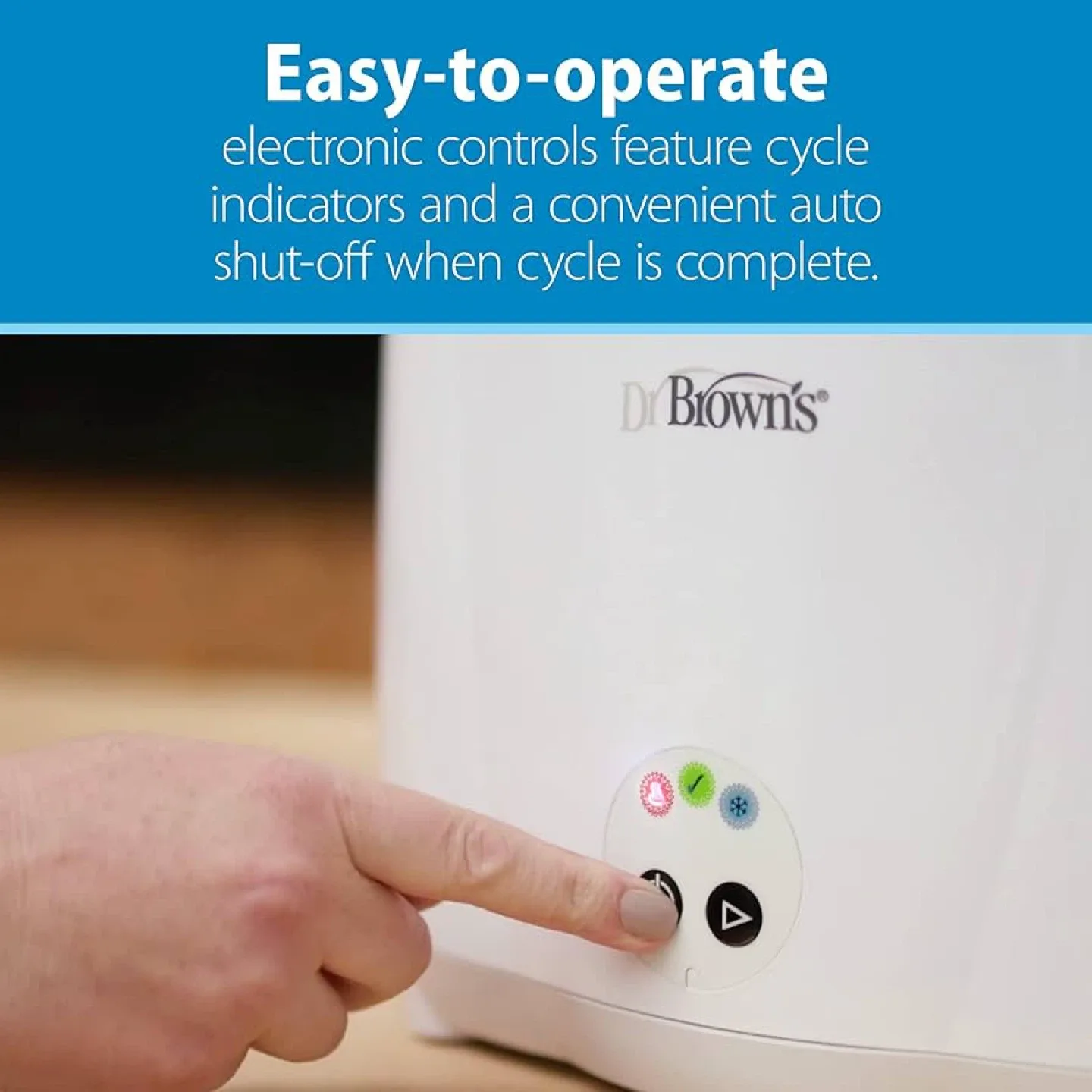 Dr. Brown's Deluxe Electric Bottle Sterilizer image indicator(6)