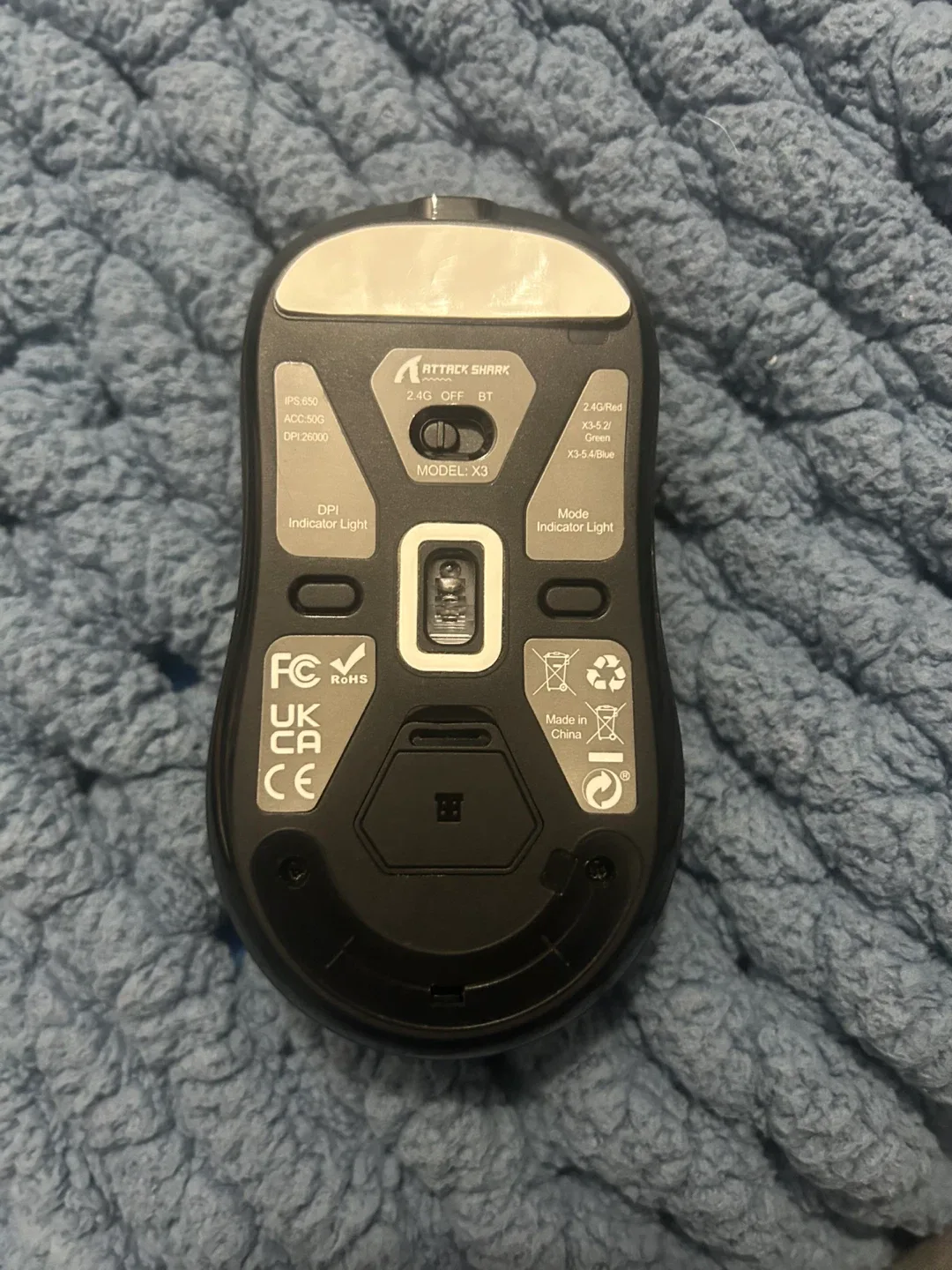 Attack shark gaming wireless mouse usb image indicator(5)