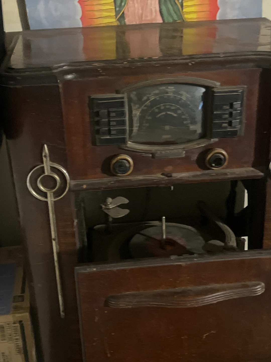 Vintage Zenith Radio Phonograph Console - photo 4
