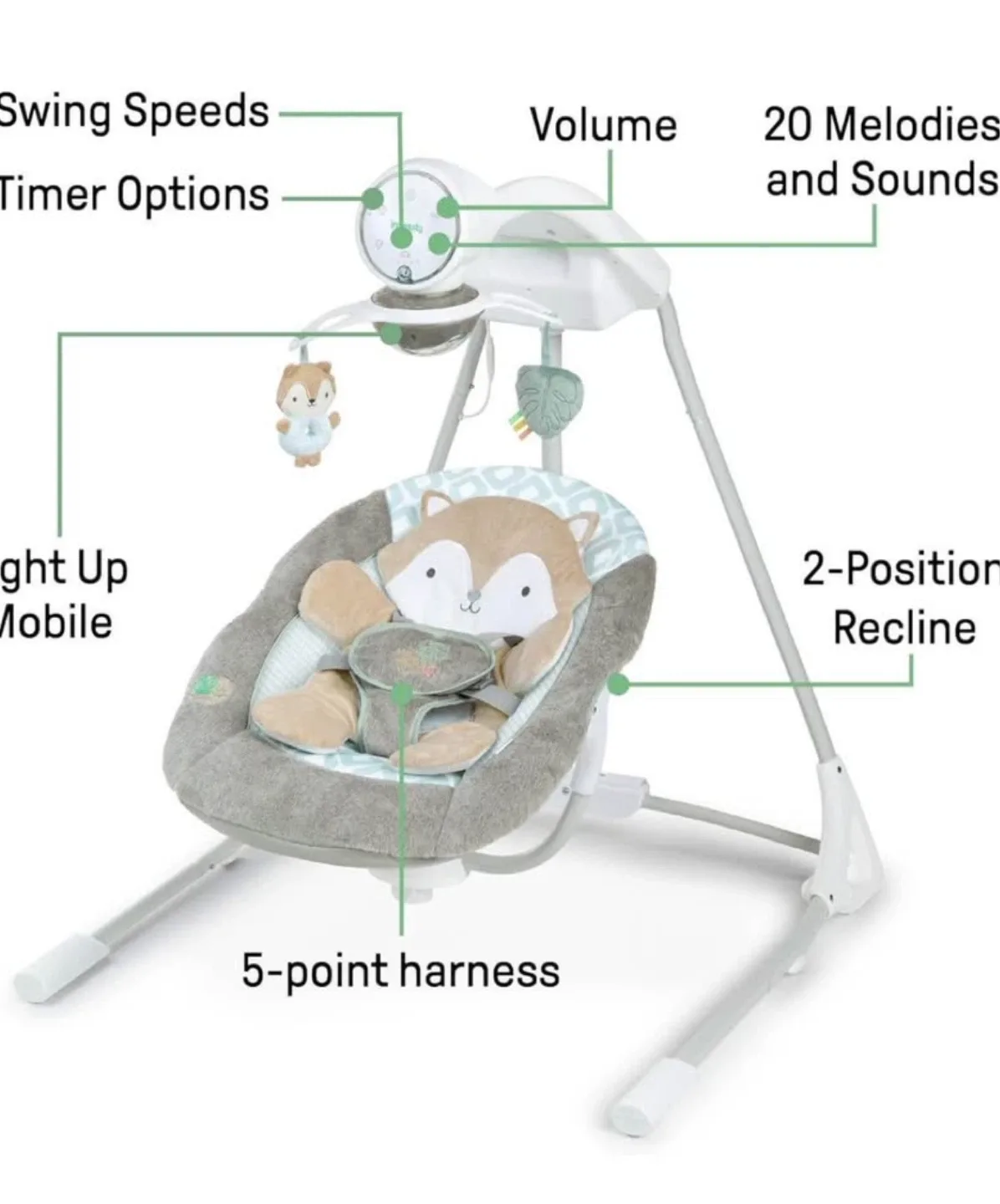Ingenuity ConvertMe Swing-2-Seat, Excellent Condition