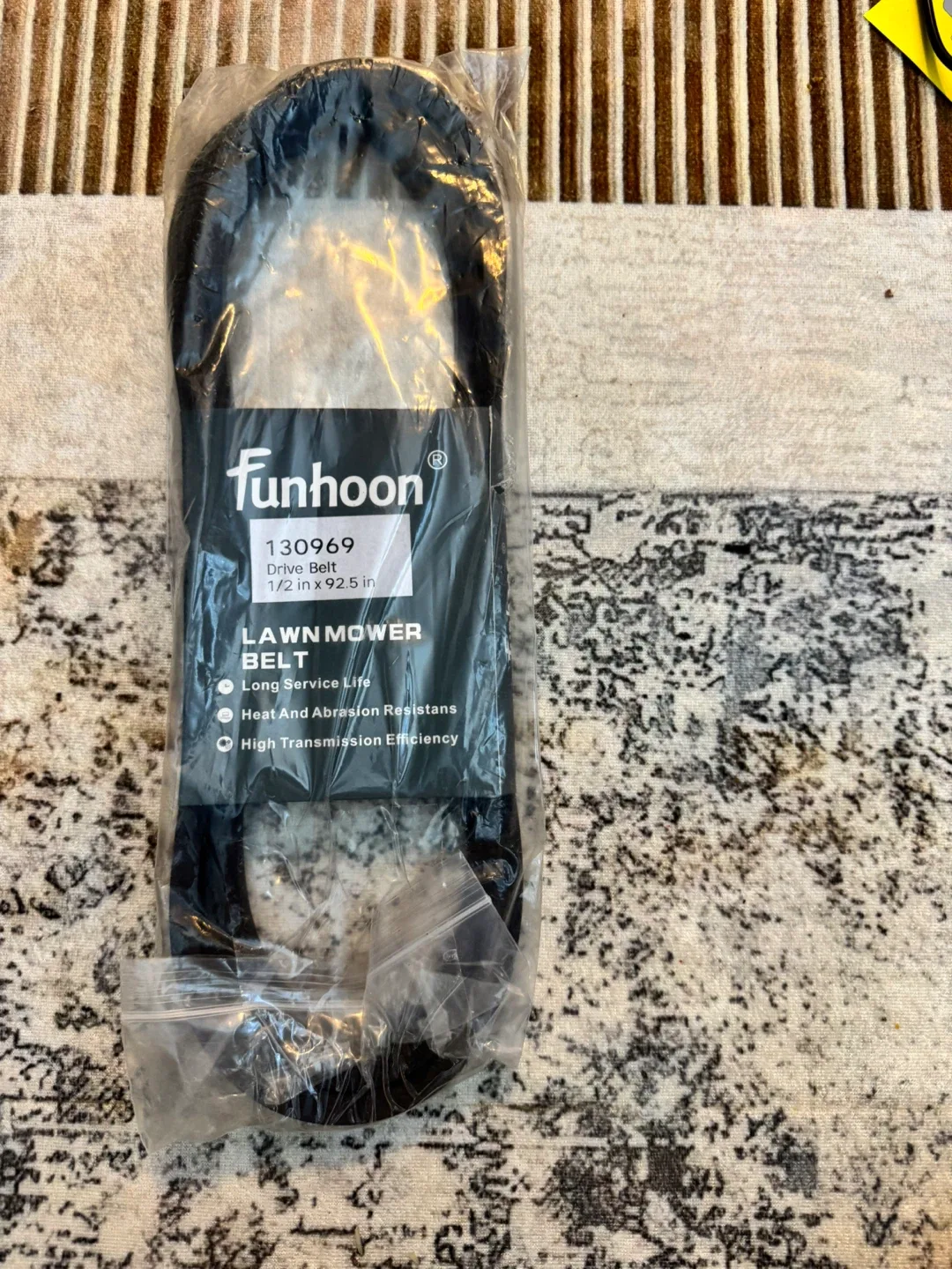 Funhoon 130969 Lawn Mower Belt - 1/2 in x 92.5 in thumbnail