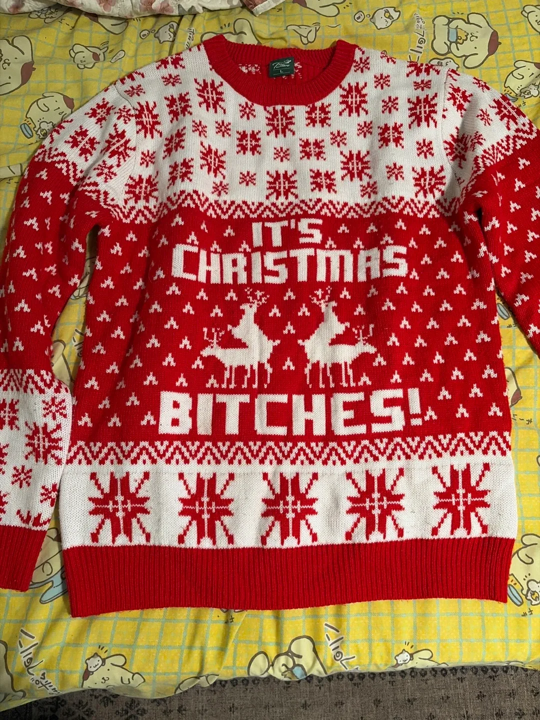 Red & White Christmas Sweater