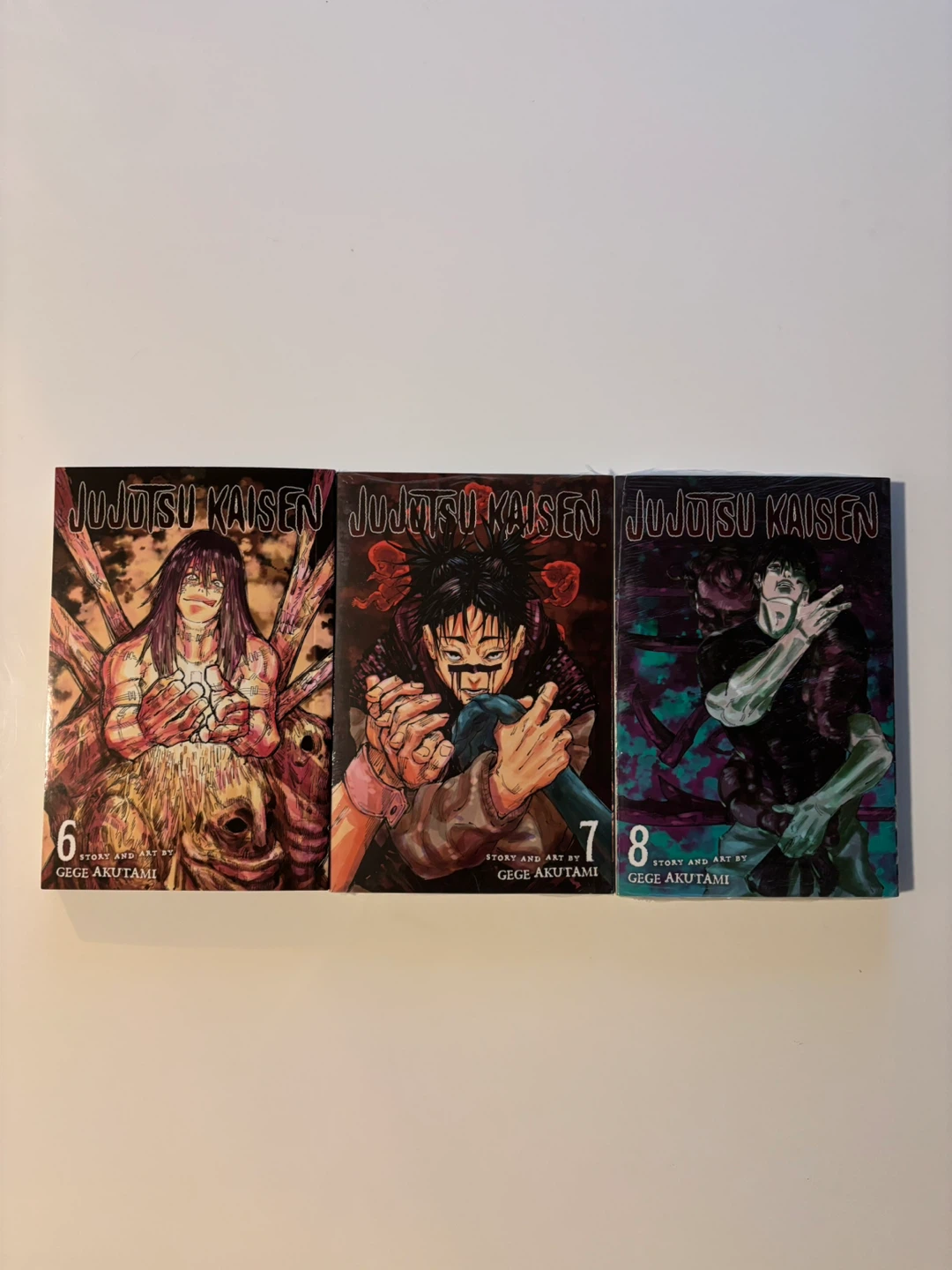 Jujutsu Kaisen Manga Bundle Volumes 6, 7, 8 by Gege Akutami