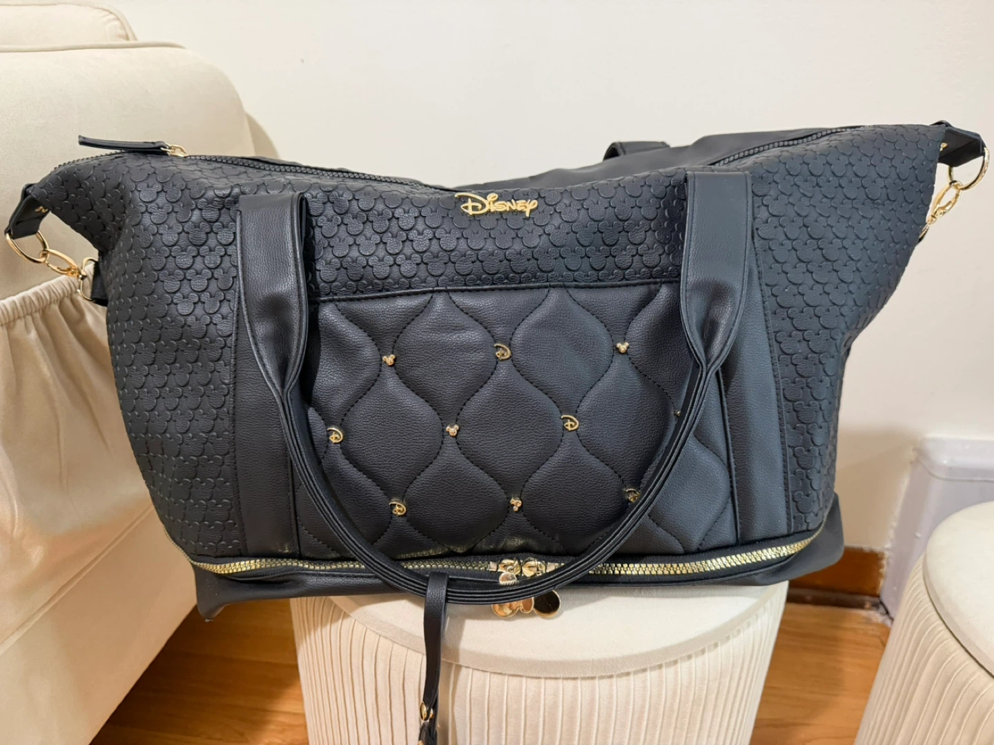 Disney Black Duffle Bag