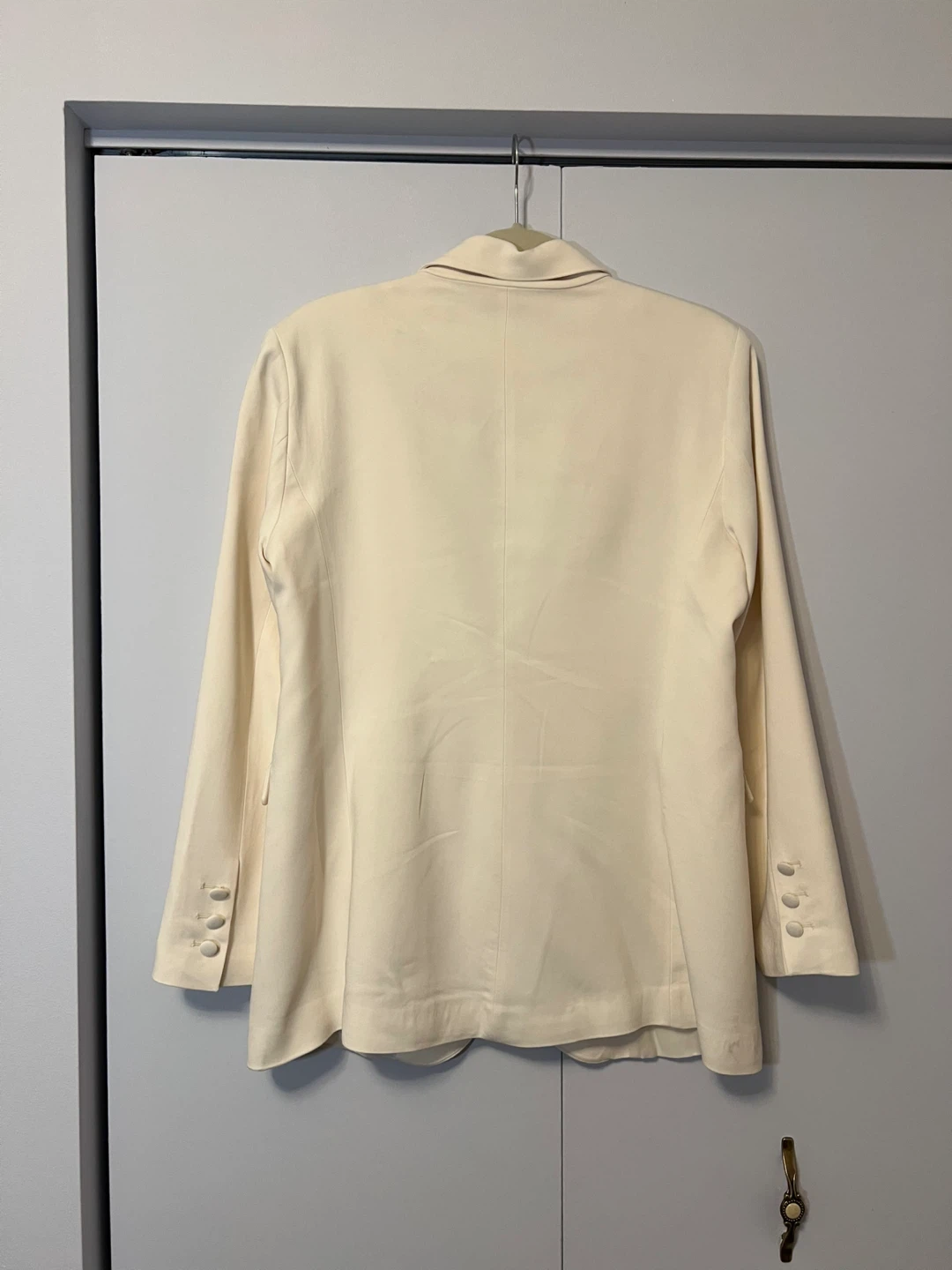 Cream Floral Blazer - Size US 10 - photo 5