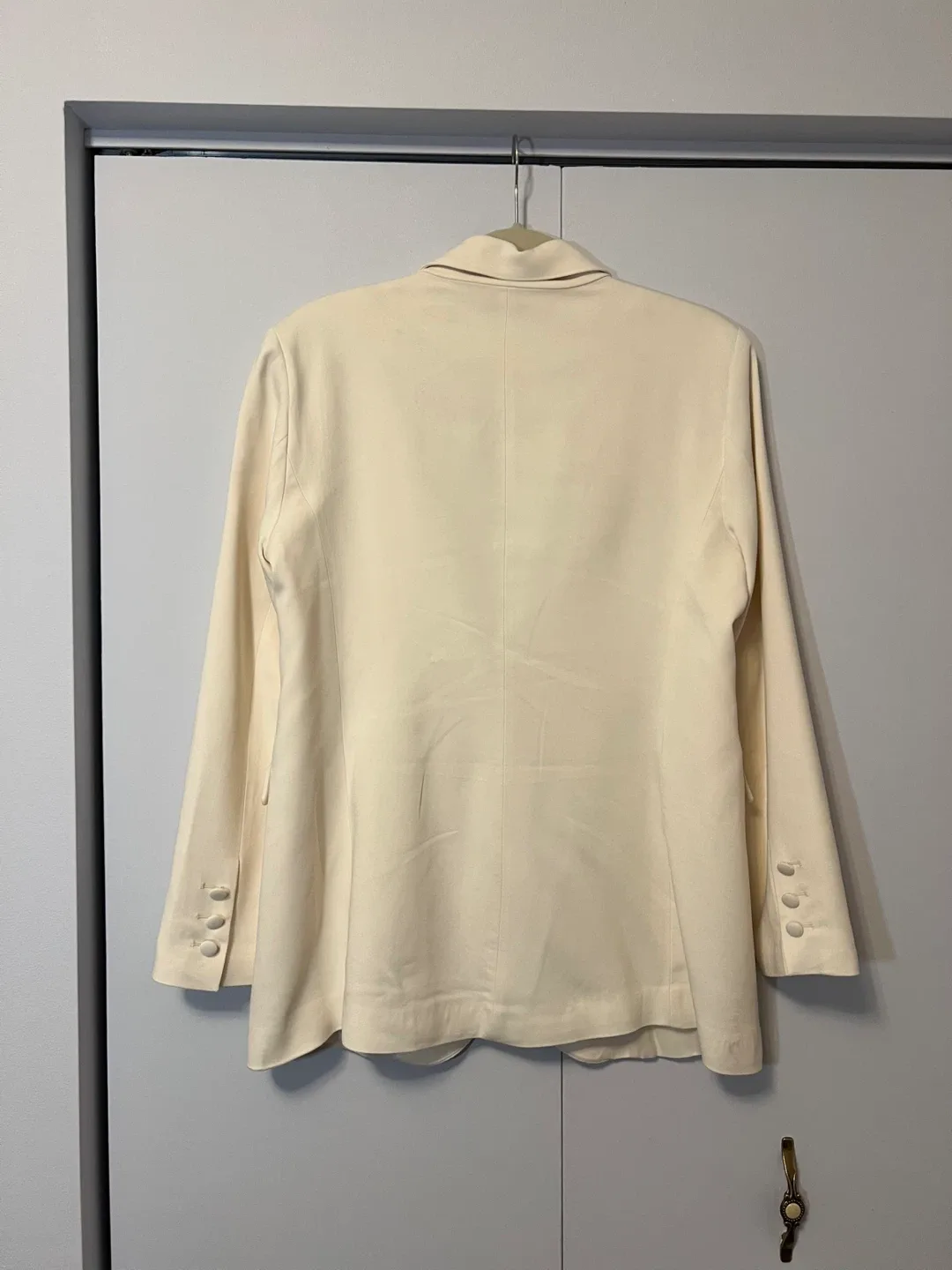 Cream Floral Blazer - Size US 10 image indicator(5)