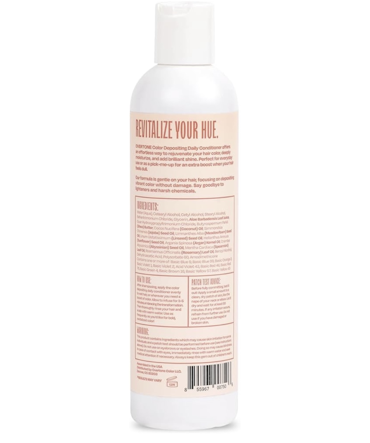 Overtone Desert Rose Color Depositing Daily Conditioner - photo 3