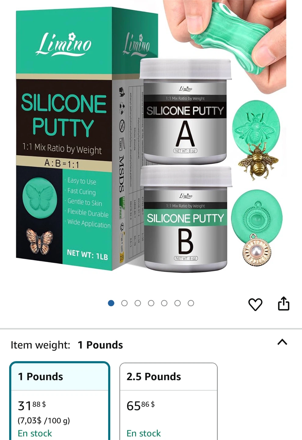 Limino Silicone Putty 1LB
