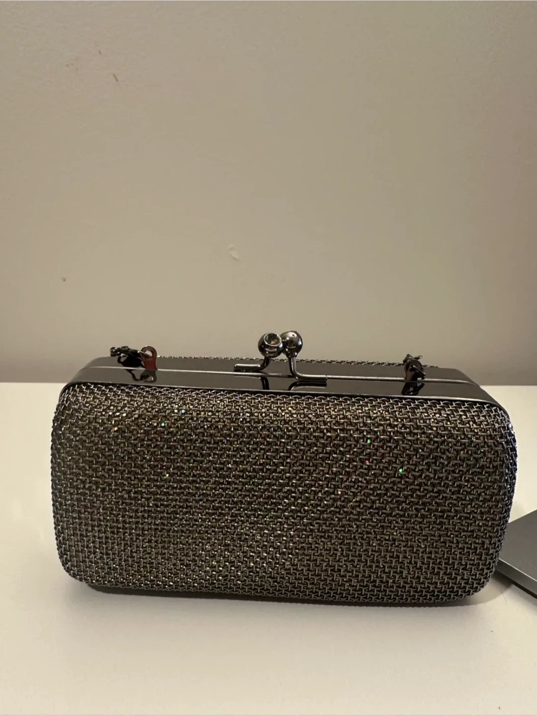 Evening Clutch with Chain Strap image indicator(6)