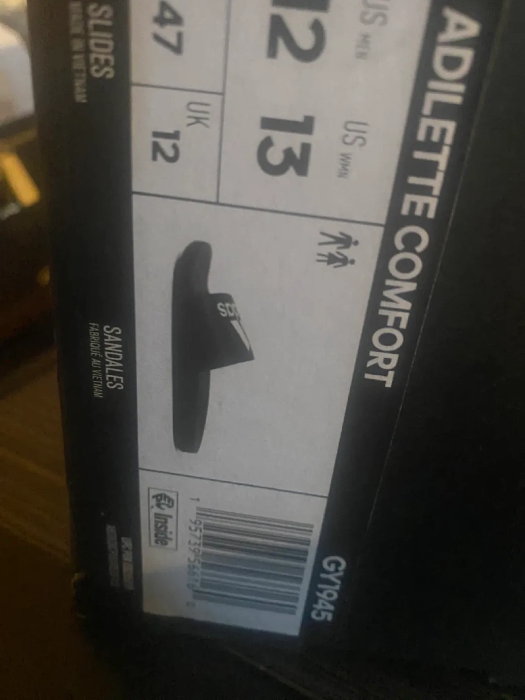 Adidas Adilette Comfort Slides US Men's 13