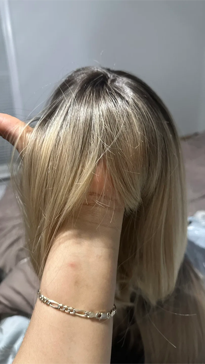 Blonde Ombre Short Bob Wig image indicator(2)