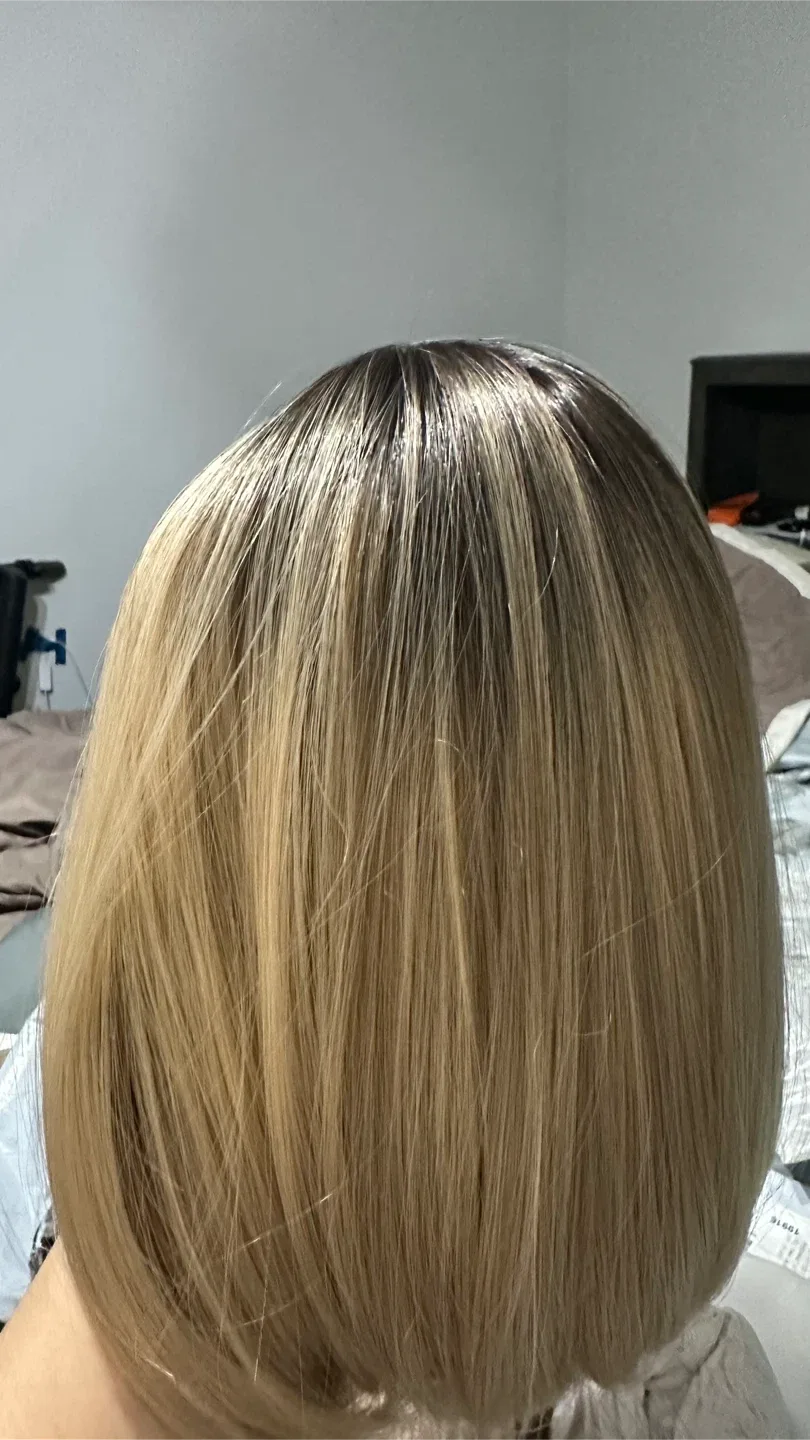 Blonde Ombre Short Bob Wig image indicator(3)