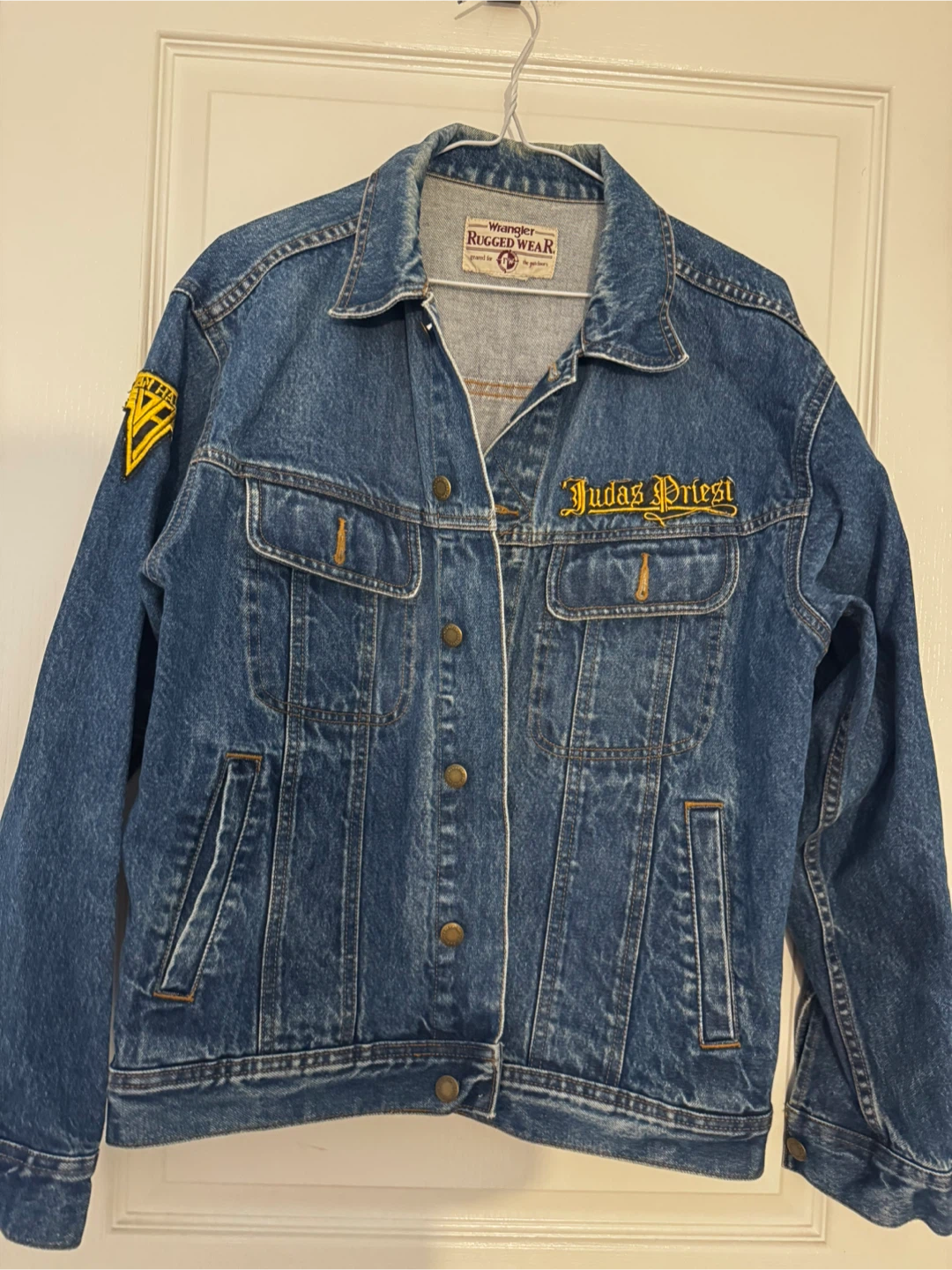 Wrangler Rugged Wear Denim Jacket - Judas Priest