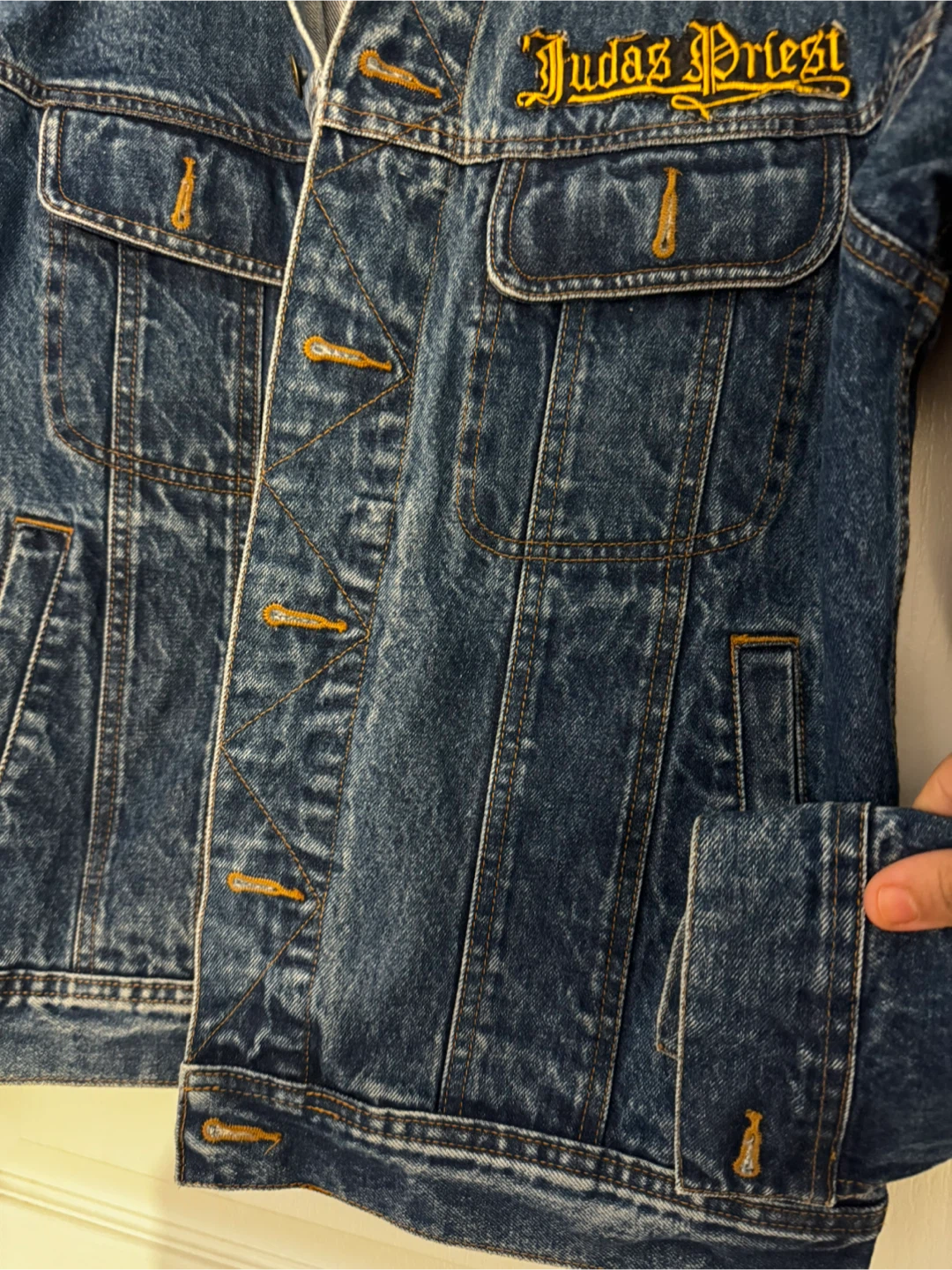 Wrangler Rugged Wear Denim Jacket - Judas Priest - photo 3