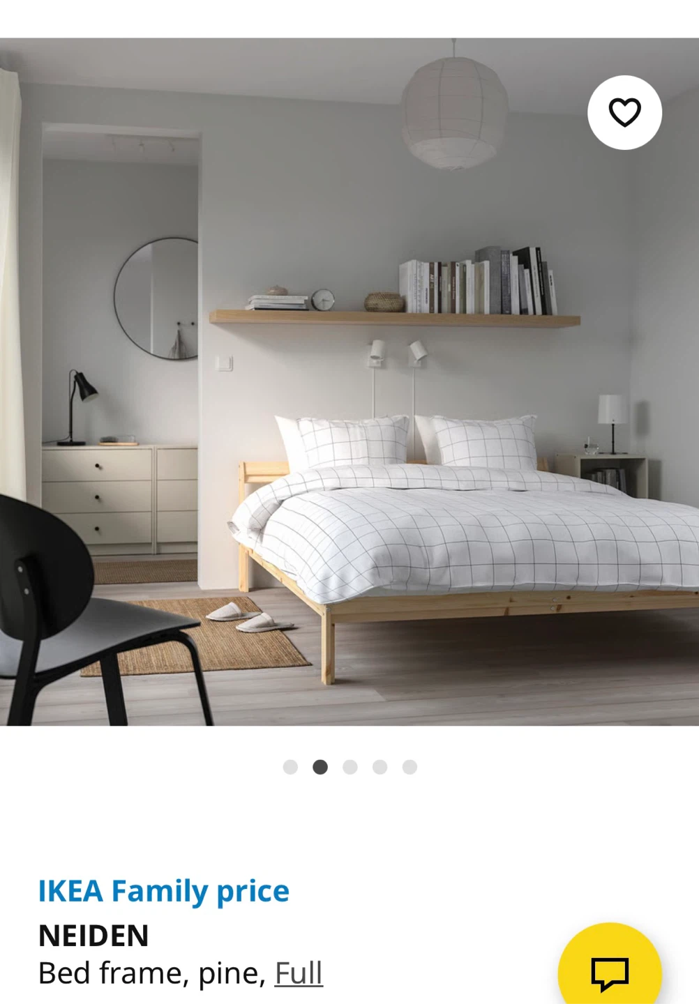 IKEA Neiden Full Bed Frame - Pine - photo 3
