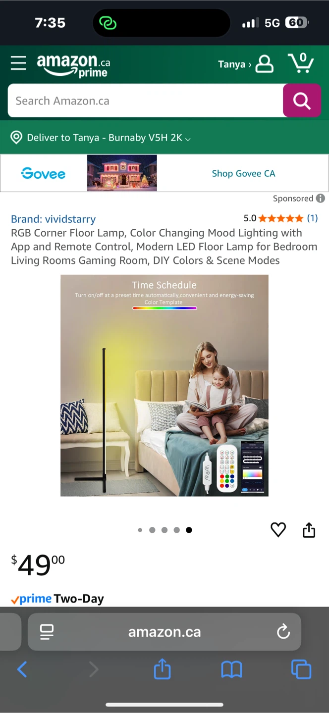 vividstarry RGB Corner Floor Lamp - photo 4