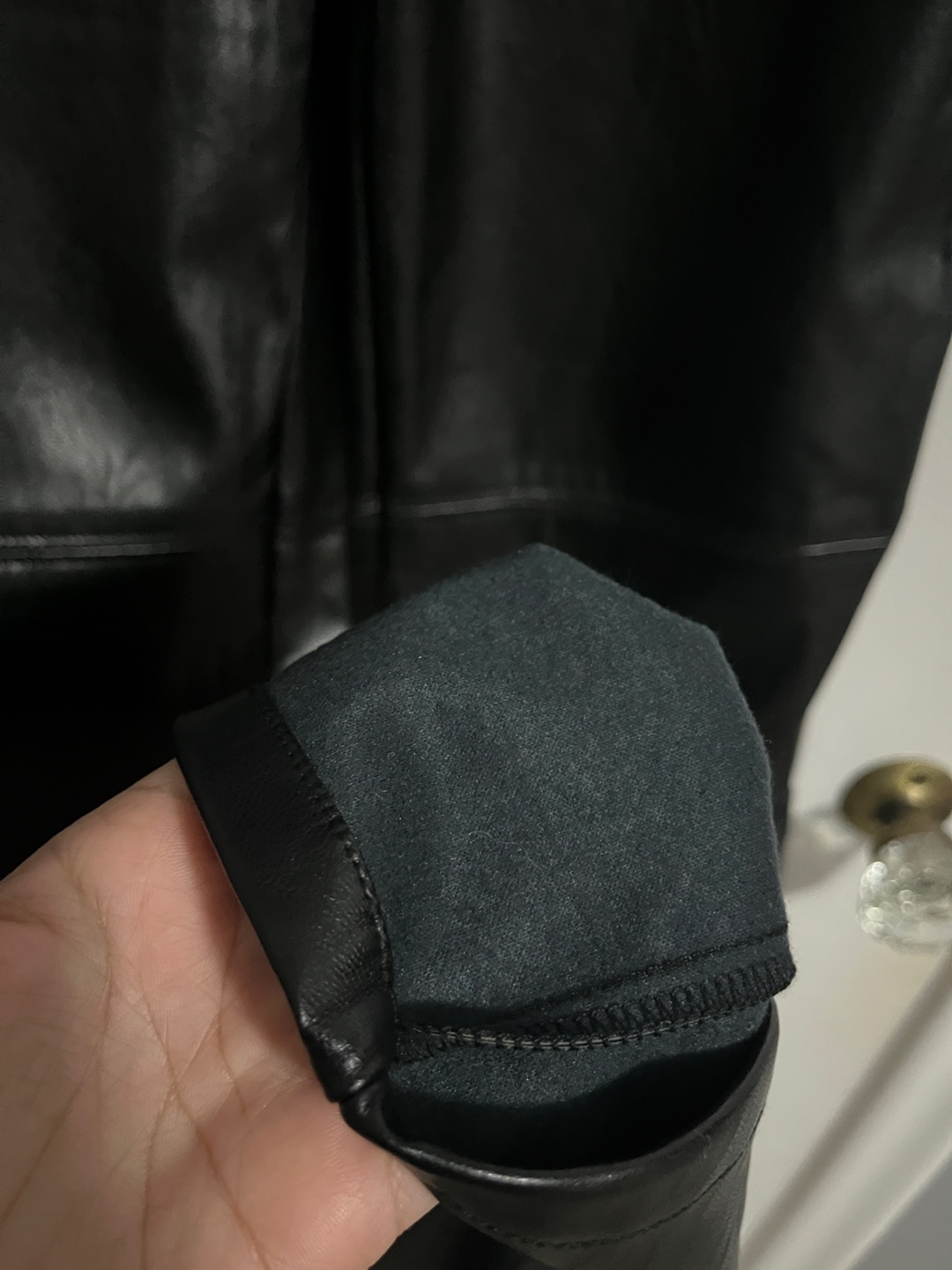 Faux Leather Pants - Size XXS - photo 3