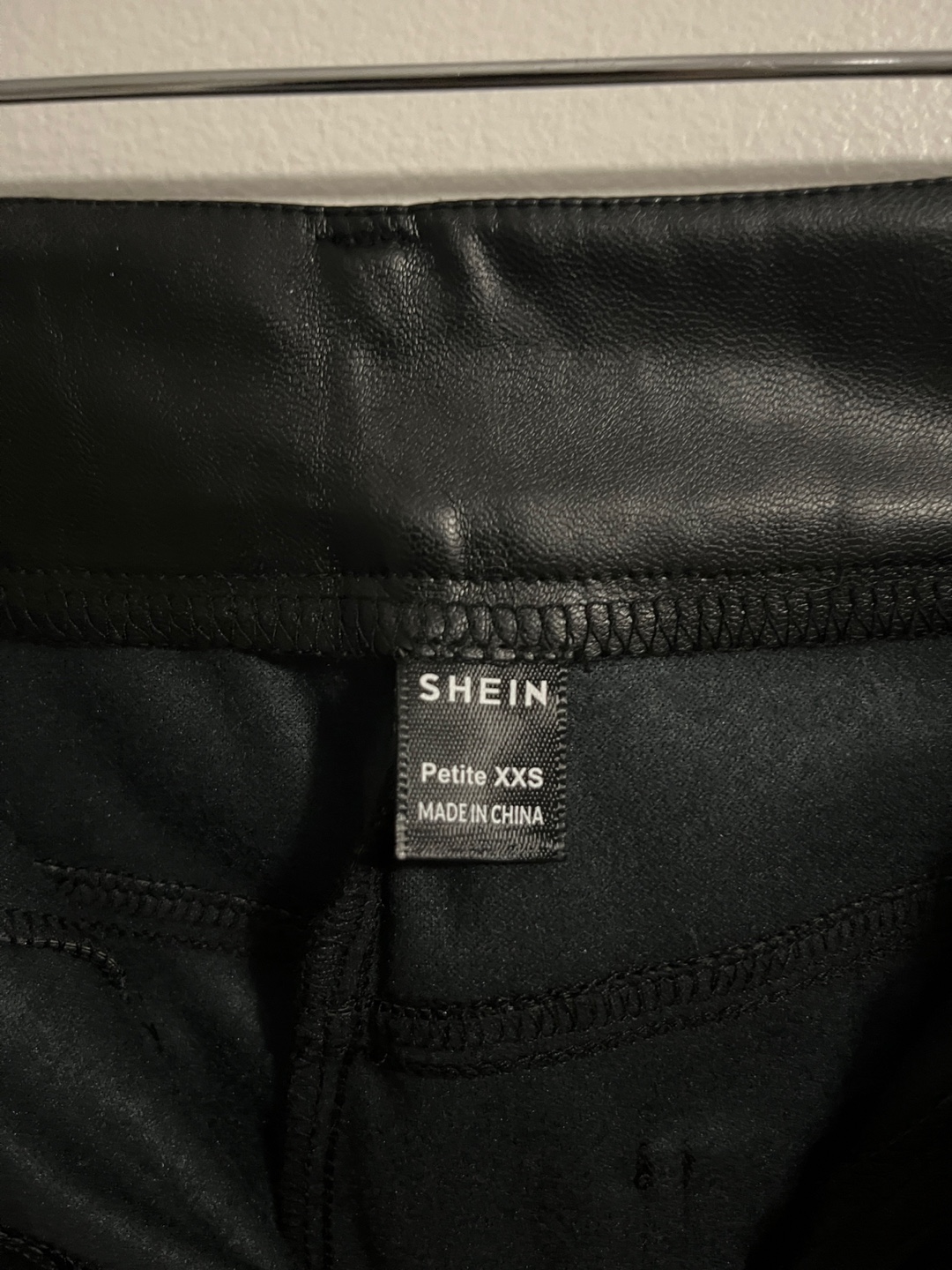 Faux Leather Pants - Size XXS - photo 4