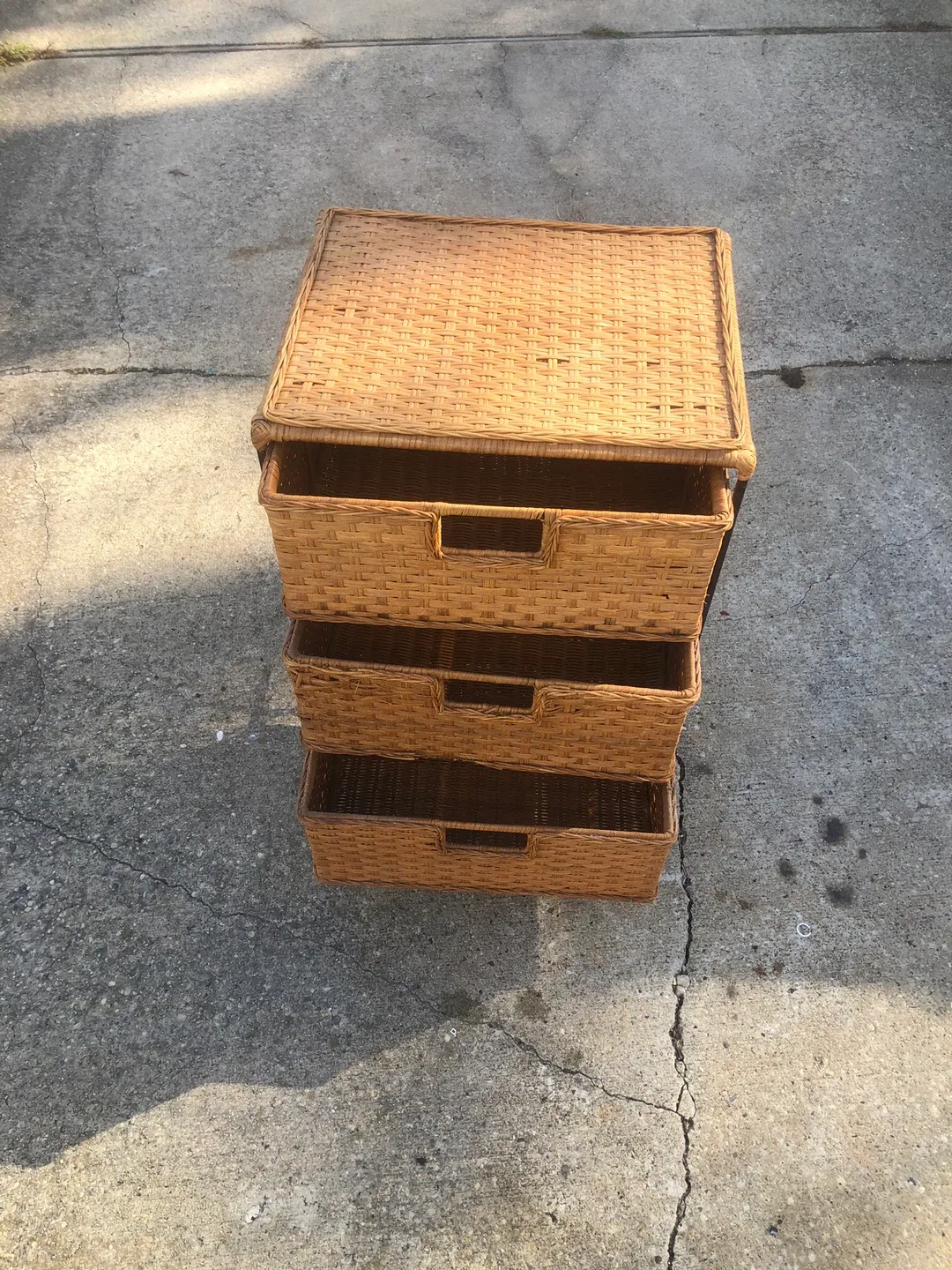 Wicker 3-Drawer Storage Unit image indicator(6)