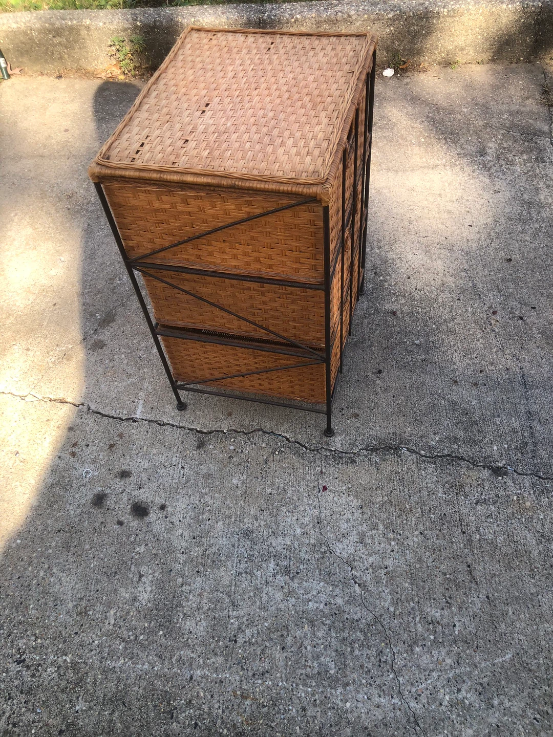 Wicker 3-Drawer Storage Unit - photo 4