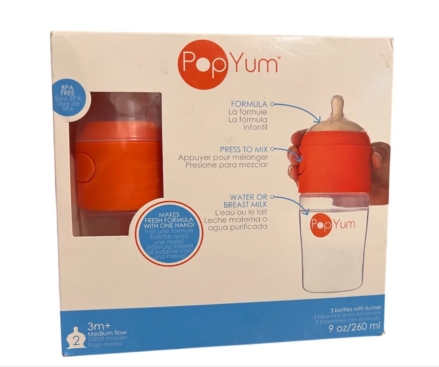 Brand New PopYum Baby Bottles (Set of 3) – $50 (Retails $80)