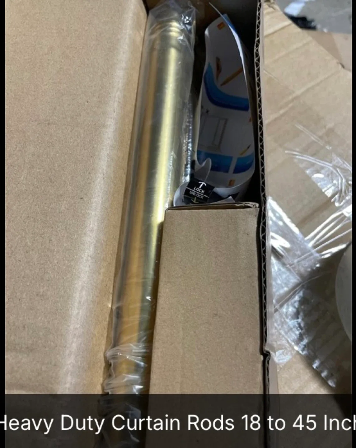 🥕Heavy Duty Curtain Rod 18 to 45 Inch - Metal image indicator(2)