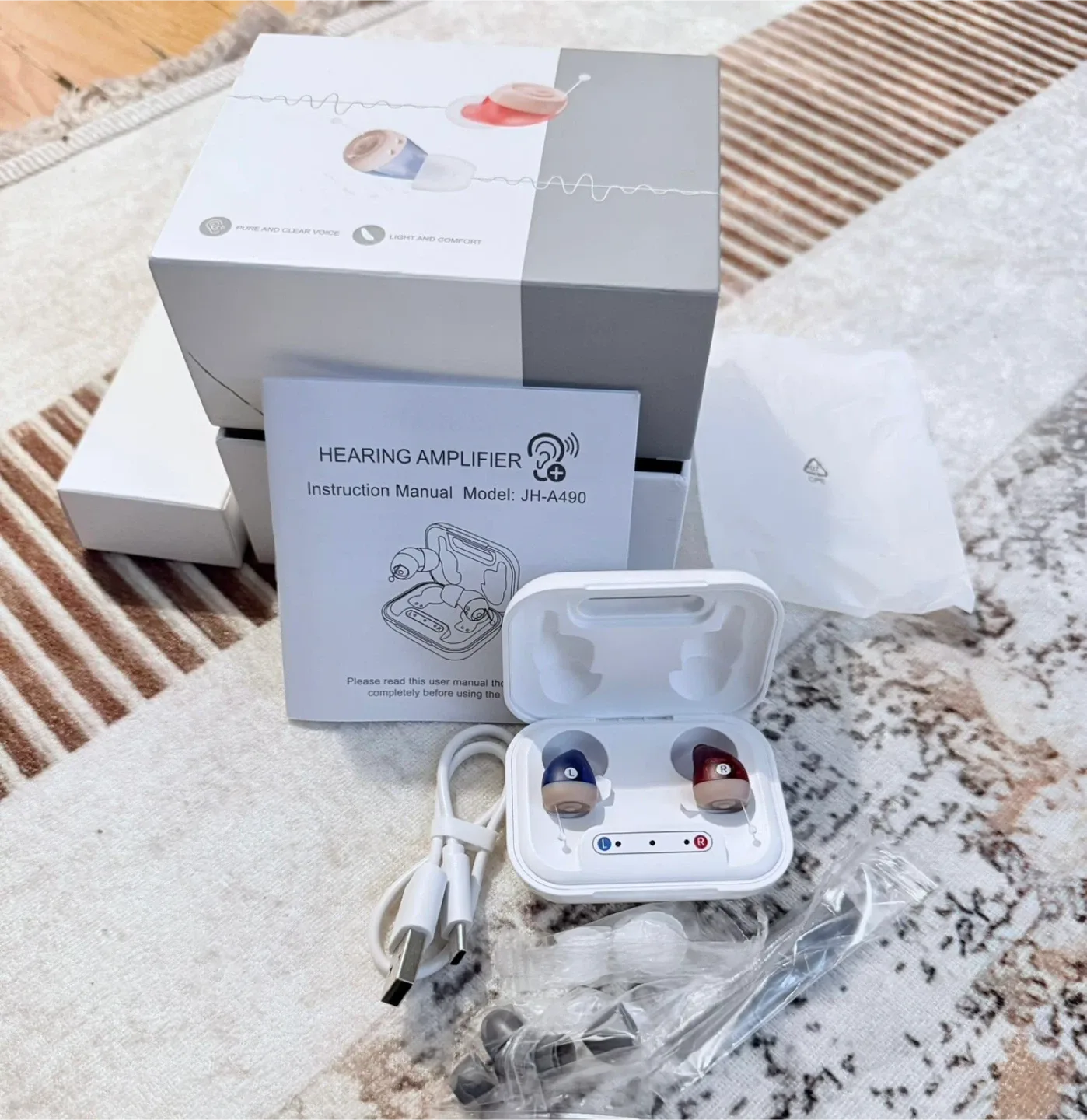 JH-A490 Hearing Amplifier - New in Box thumbnail