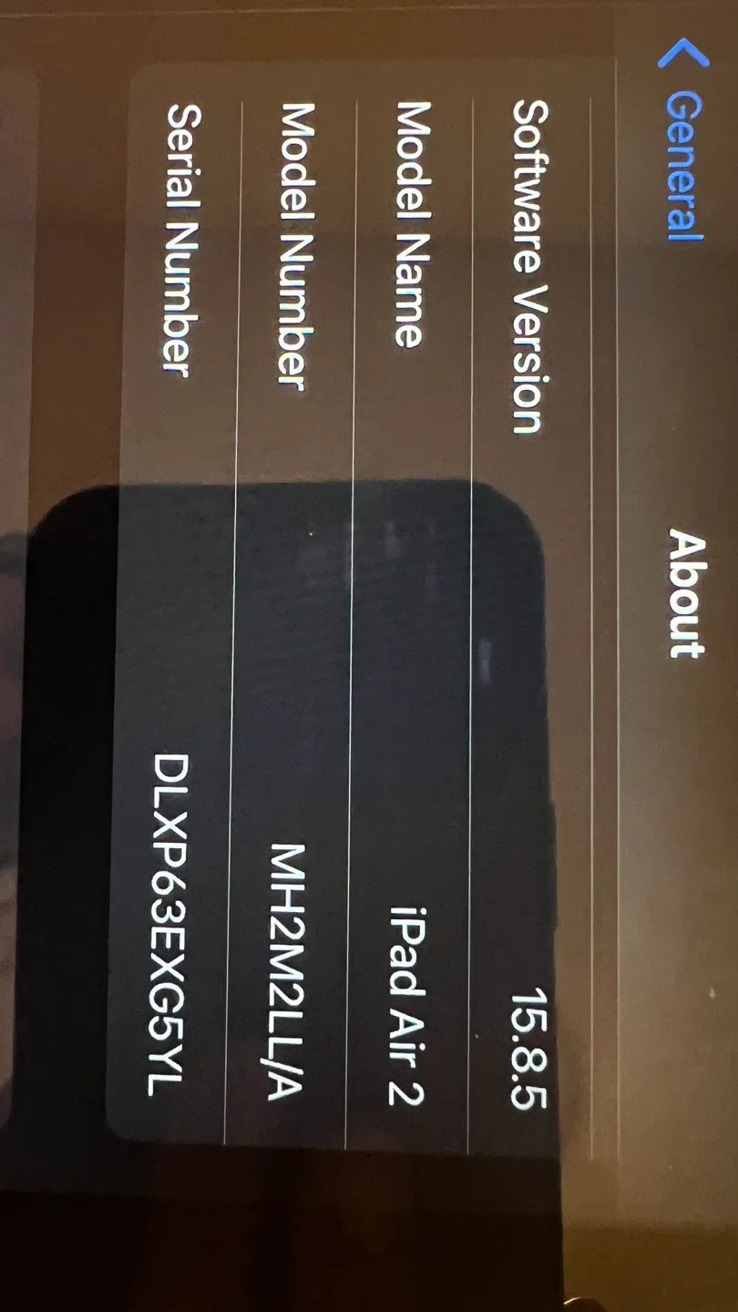 iPad Air 2 MH2M2LL/A image indicator(3)
