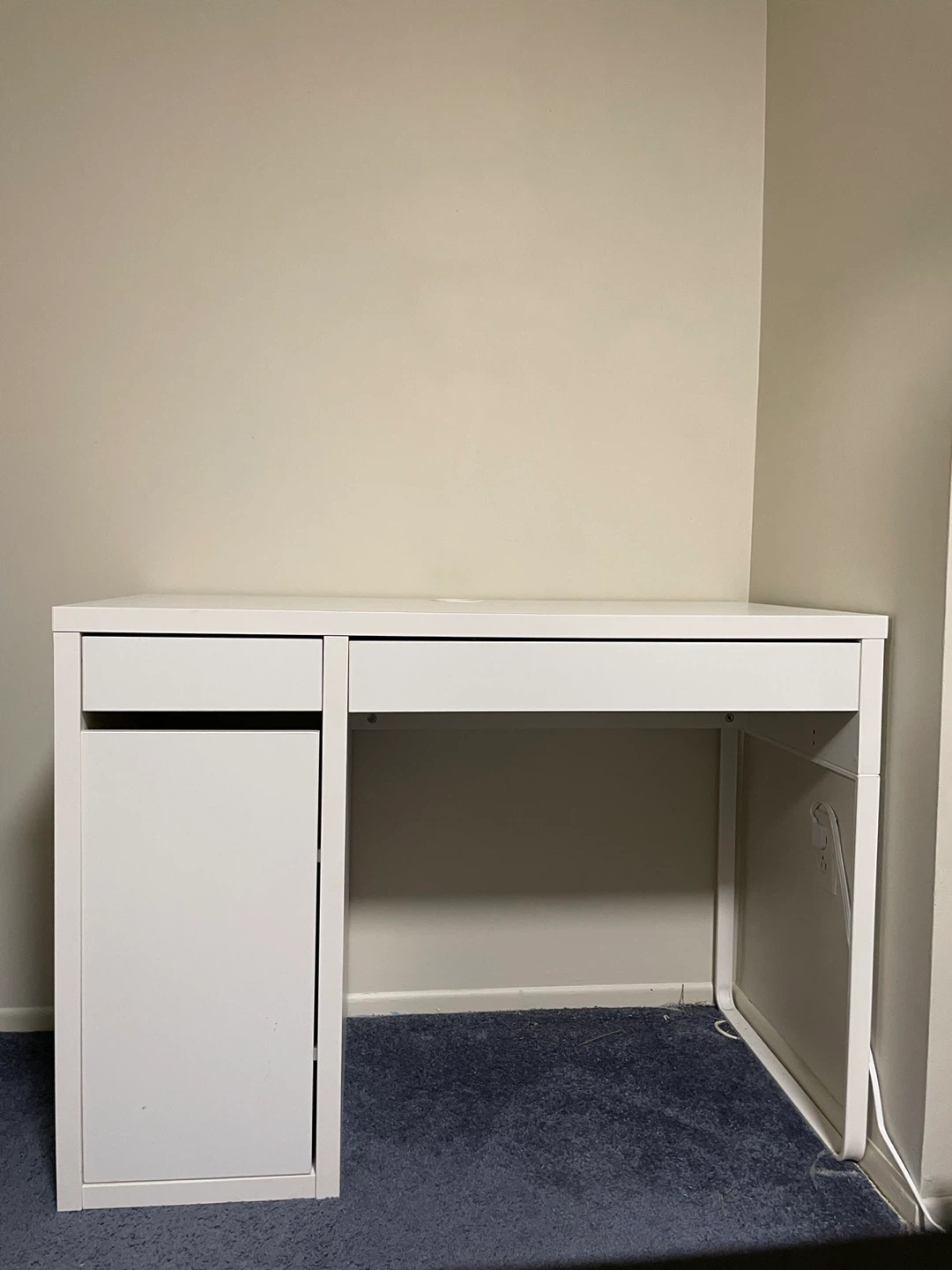 IKEA White Desk with storage space