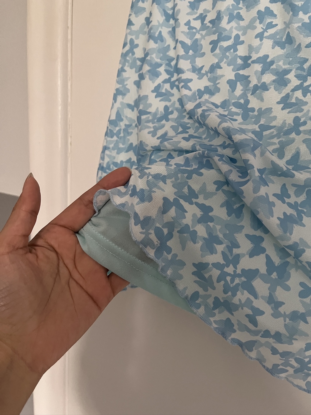 Butterfly Print Mini Skirt - XS - photo 2