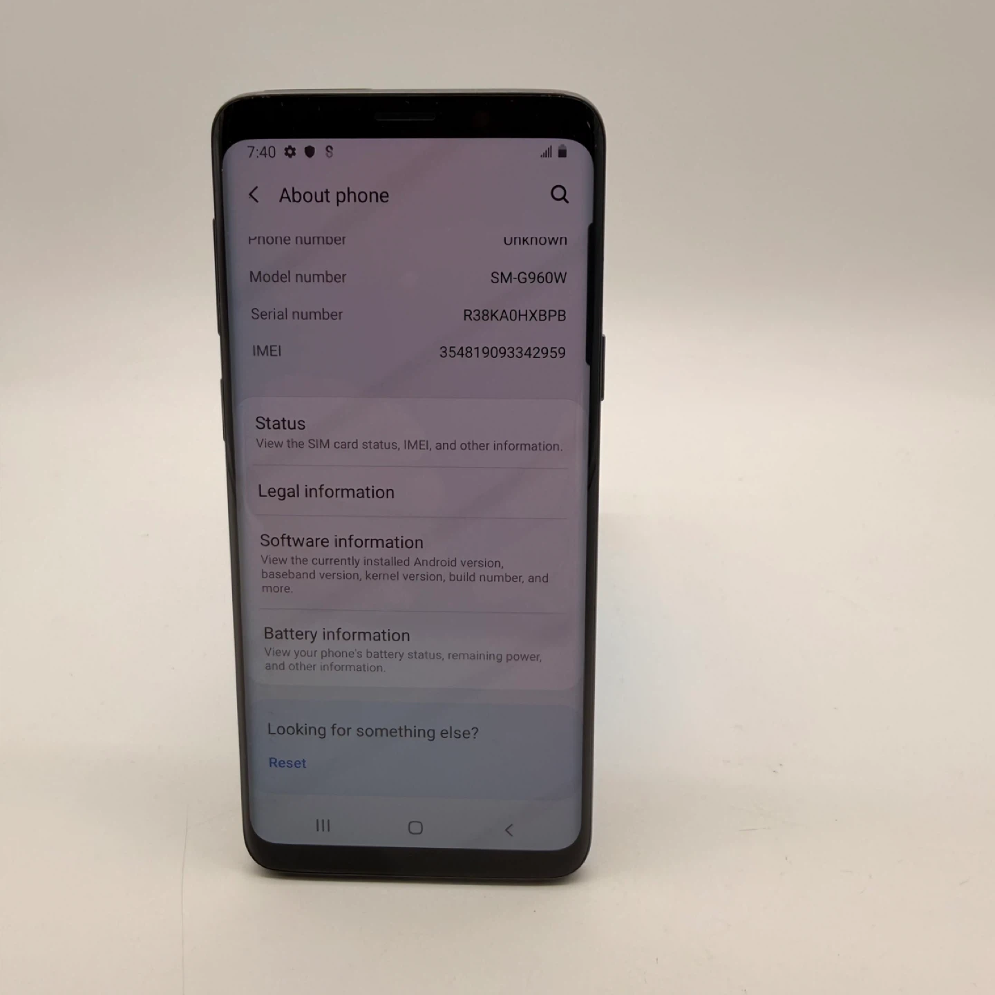 Samsung Galaxy S9 - SM-G960W - photo 3